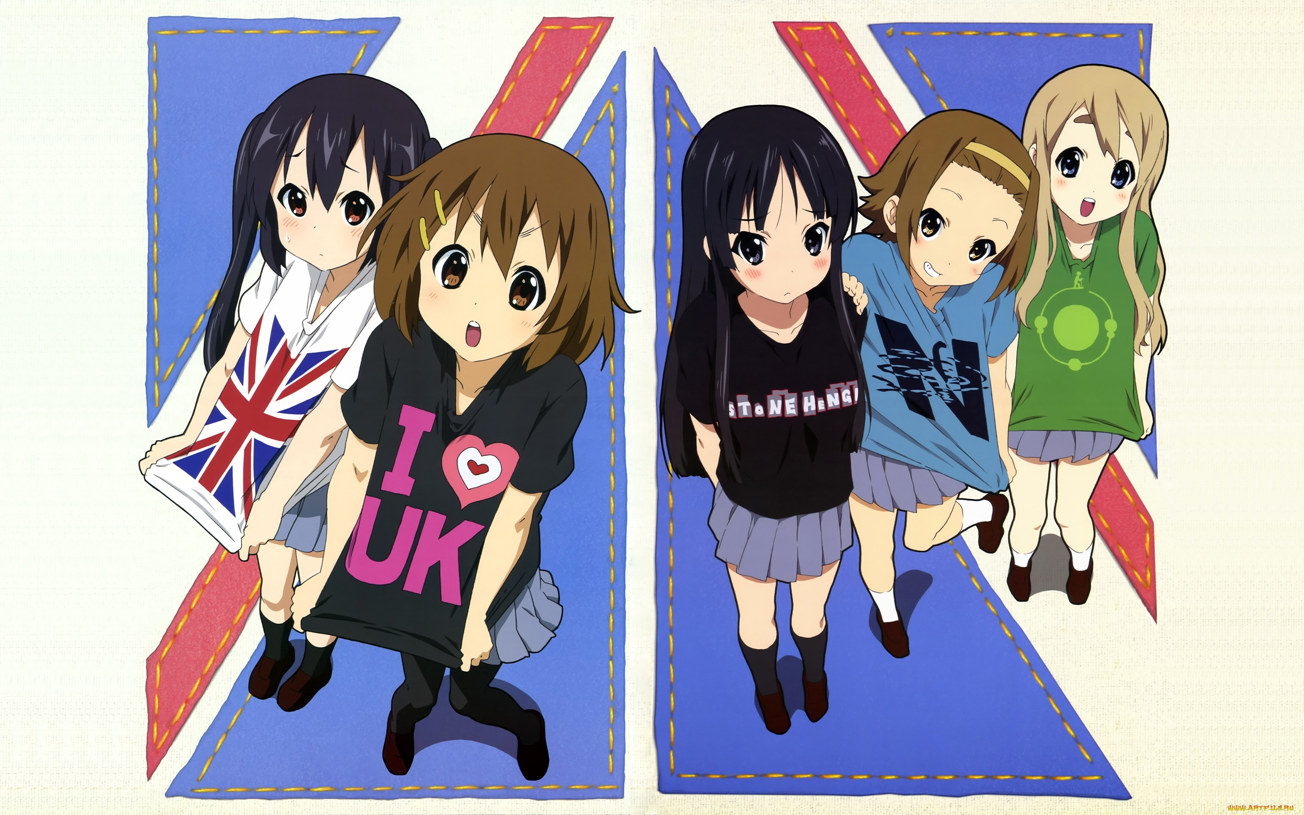 аниме, on, k-on