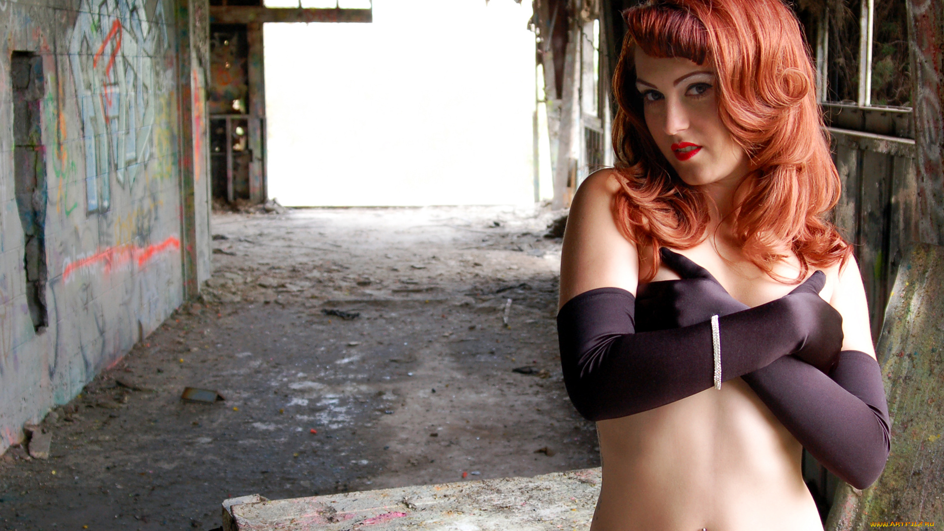 -Unsort, Рыжеволосые, и, другие, цвета, девушк, unsort, рыжеволосые, прснг, перчатк