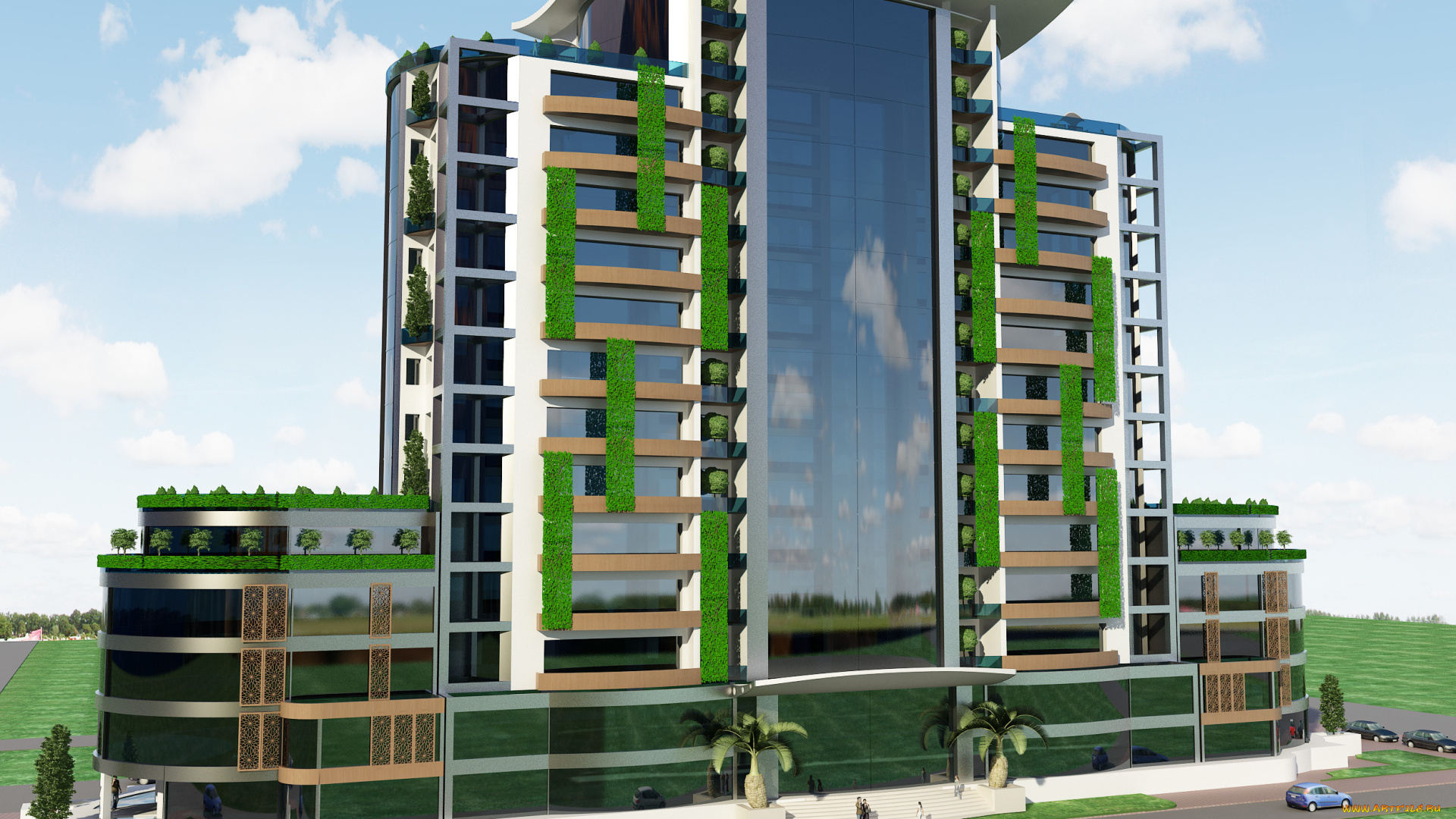 3д, графика, architecture, архитектура, дом