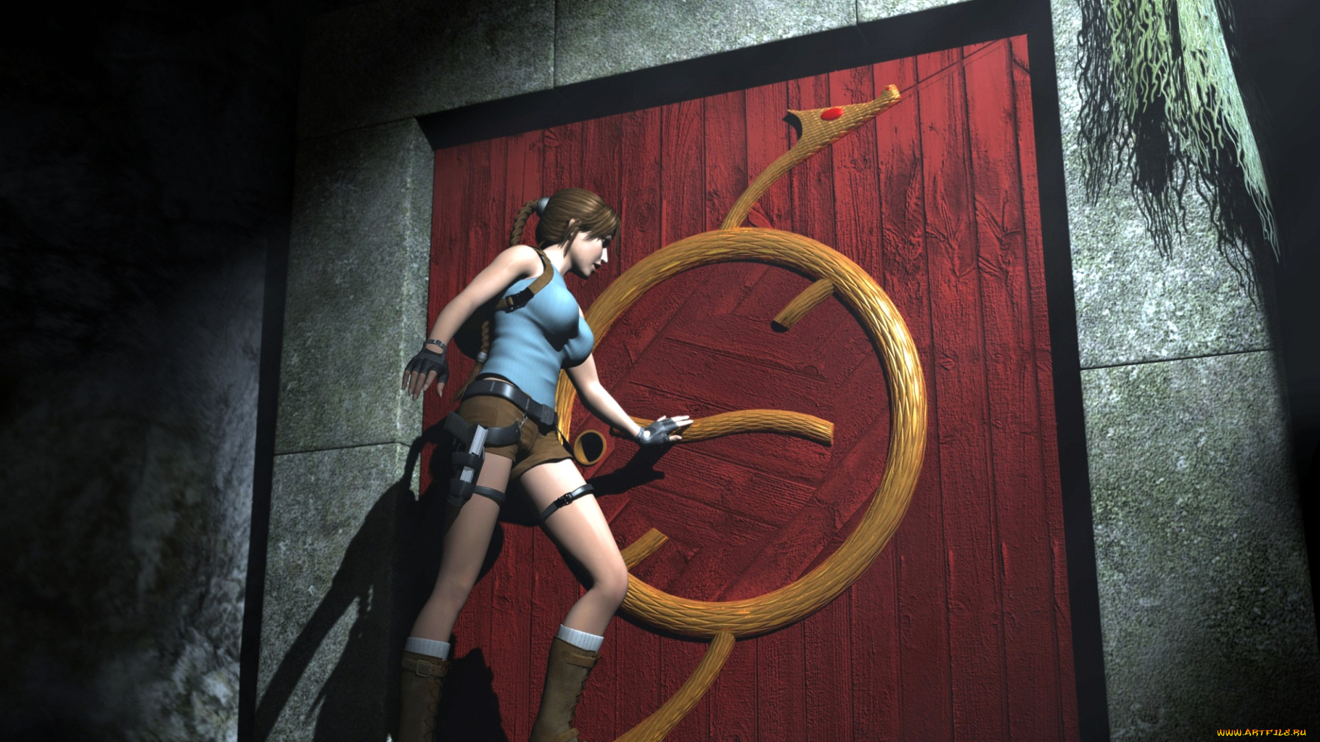 3д, графика, fantasy, фантазия, девушка, дверь