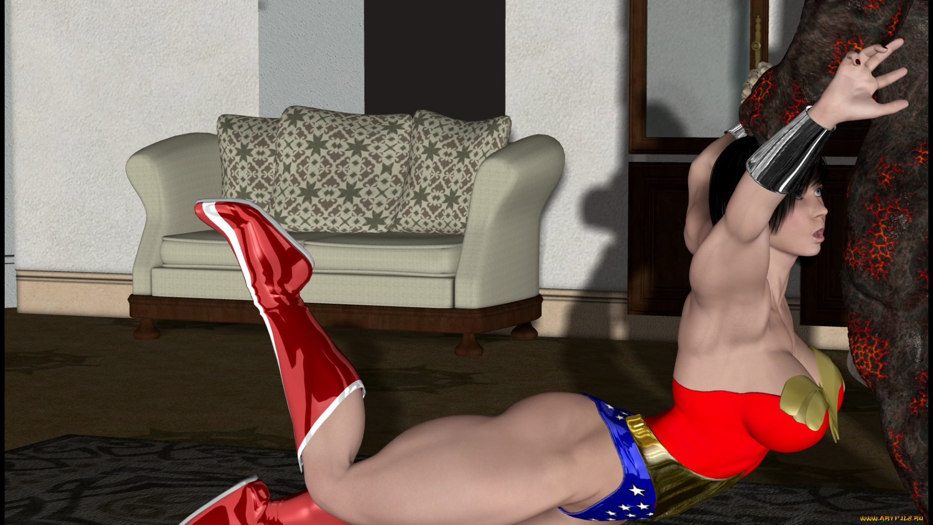 3д, графика, fantasy, фантазия, девушка, существо