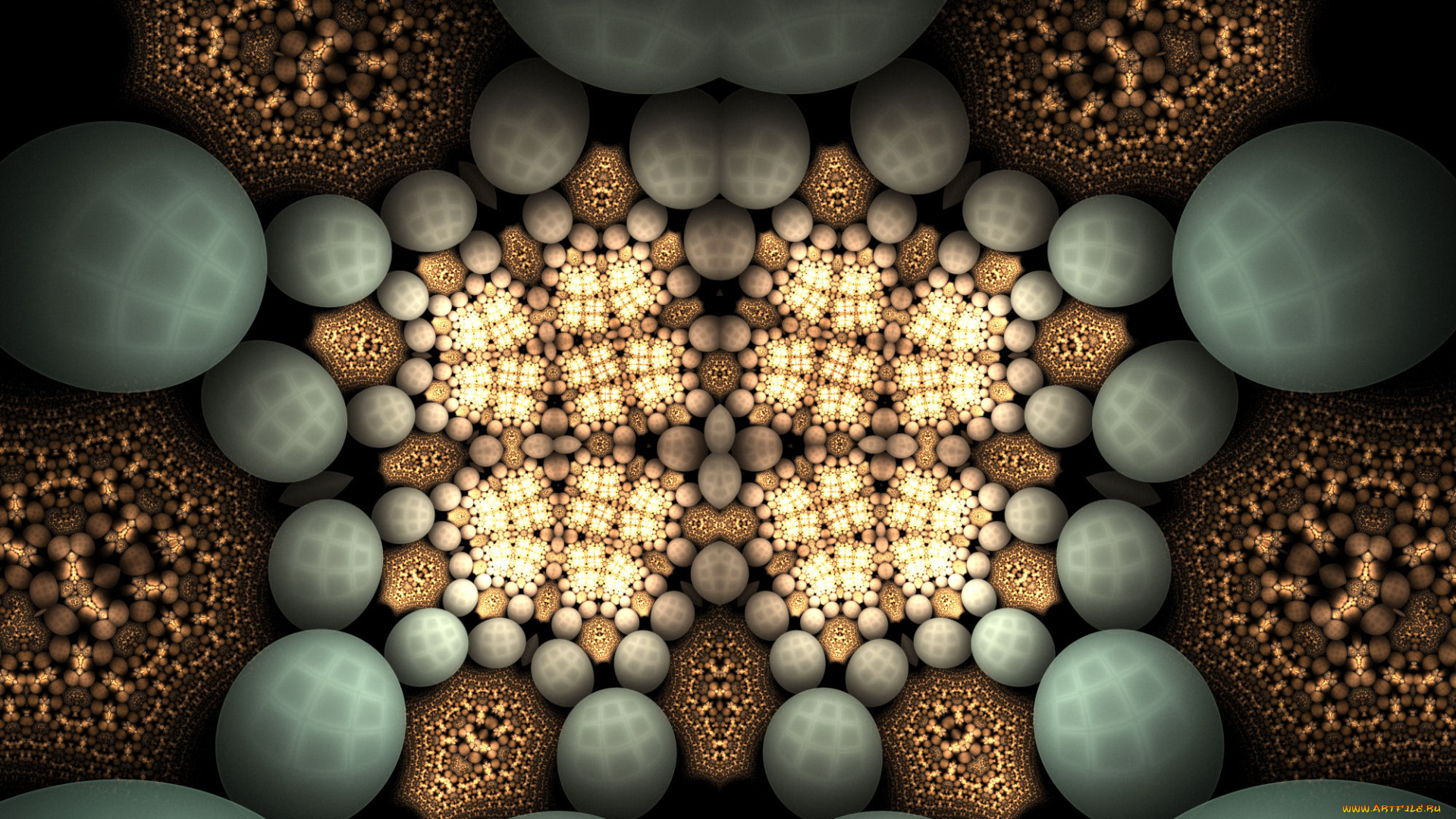 3д, графика, fractal, фракталы, узор, цвета, фон