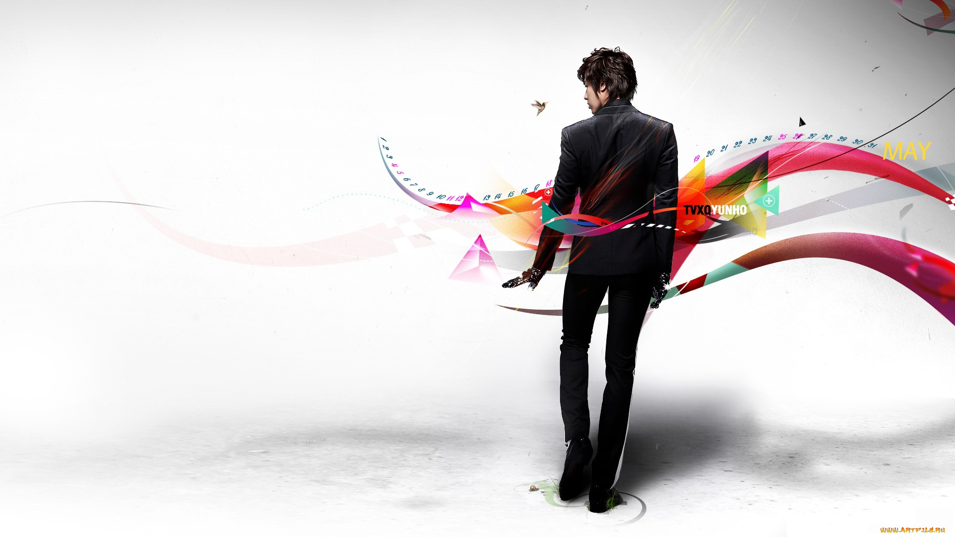 календари, люди, парень