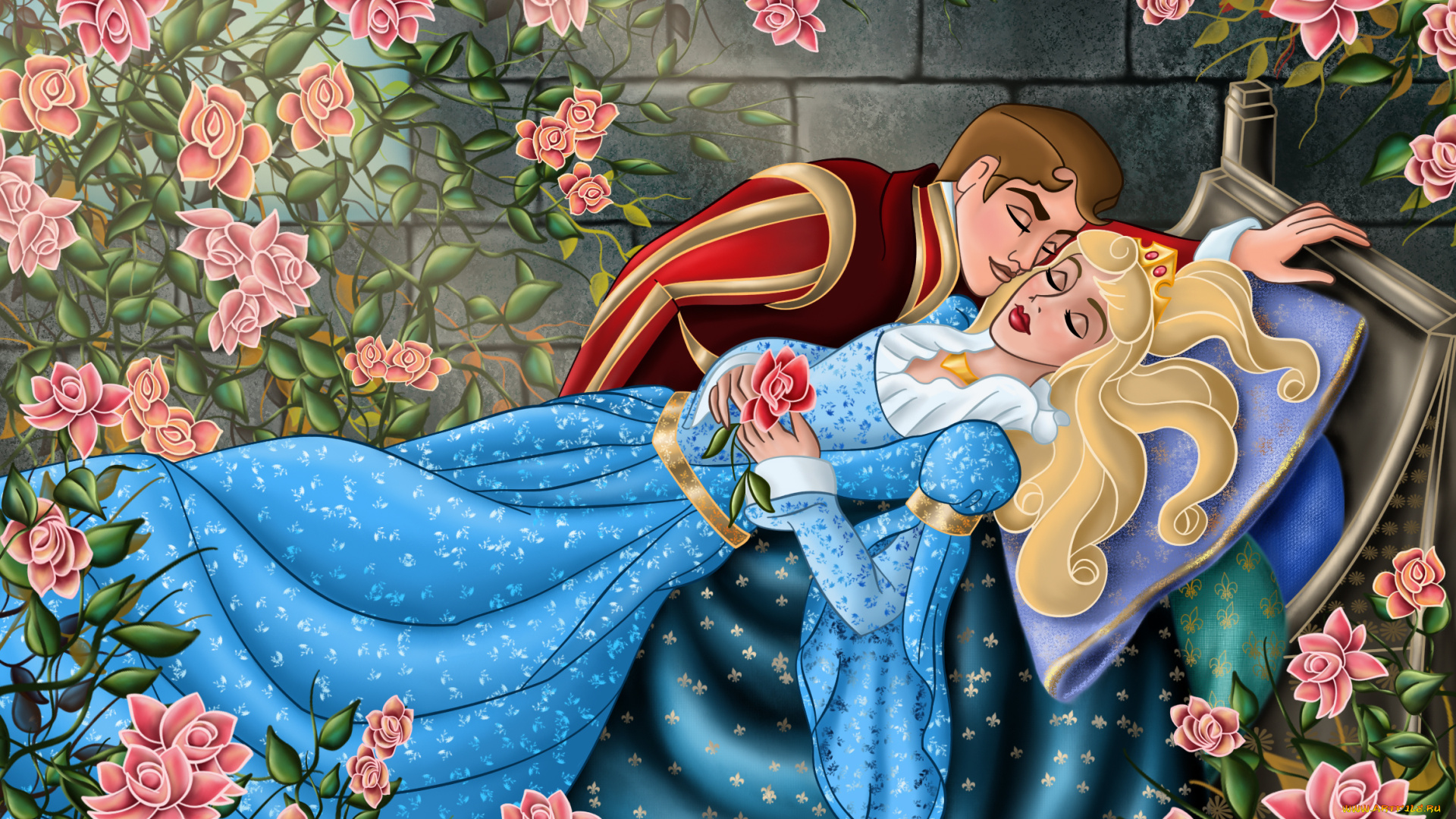 мультфильмы, sleeping, beauty, спящая, красавица