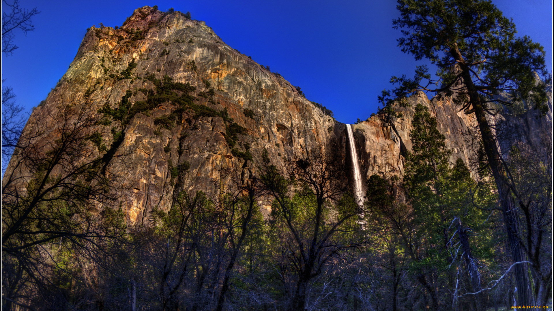 yosemite, national, park, природа, горы, лес