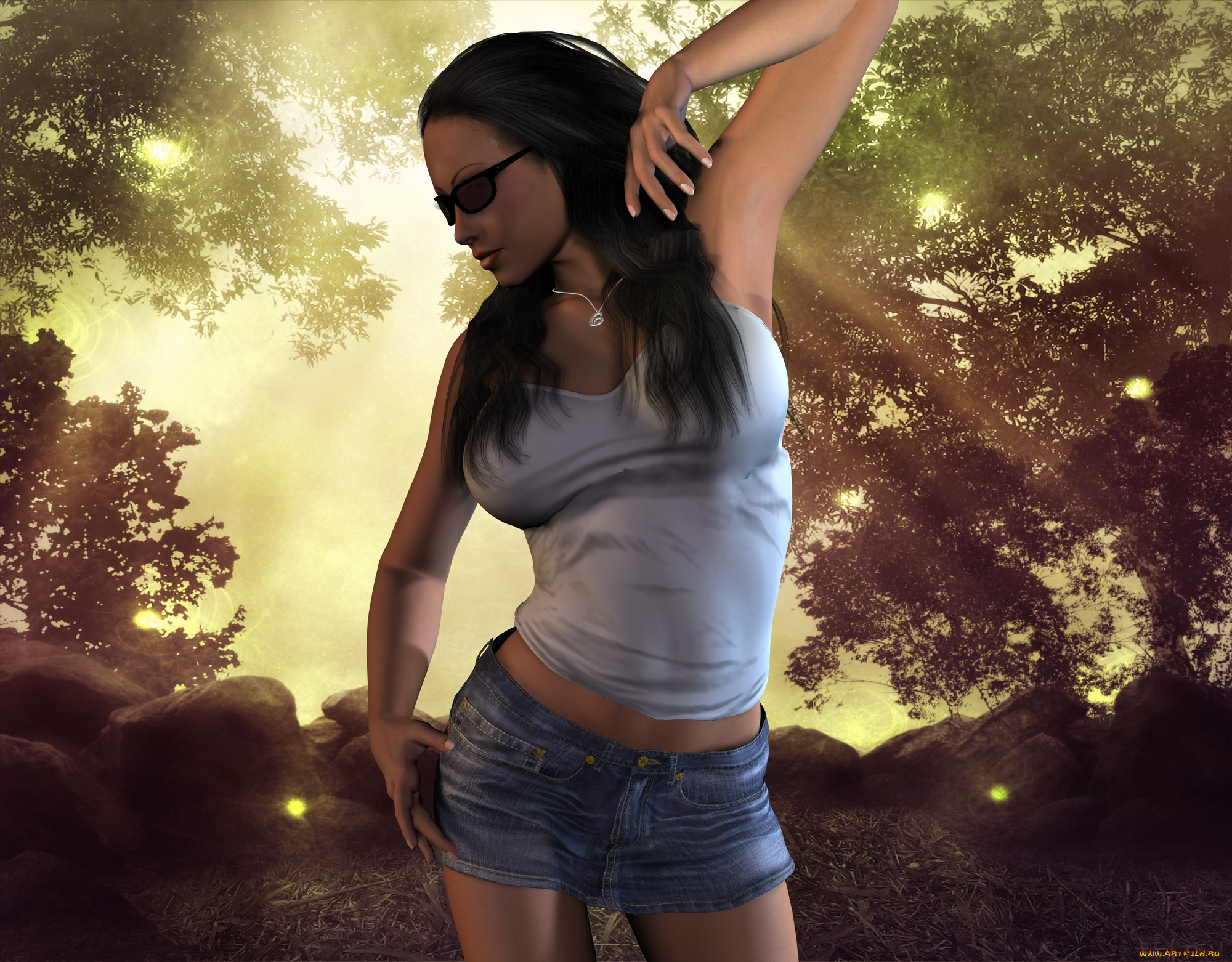 3д, графика, people, люди, девушка