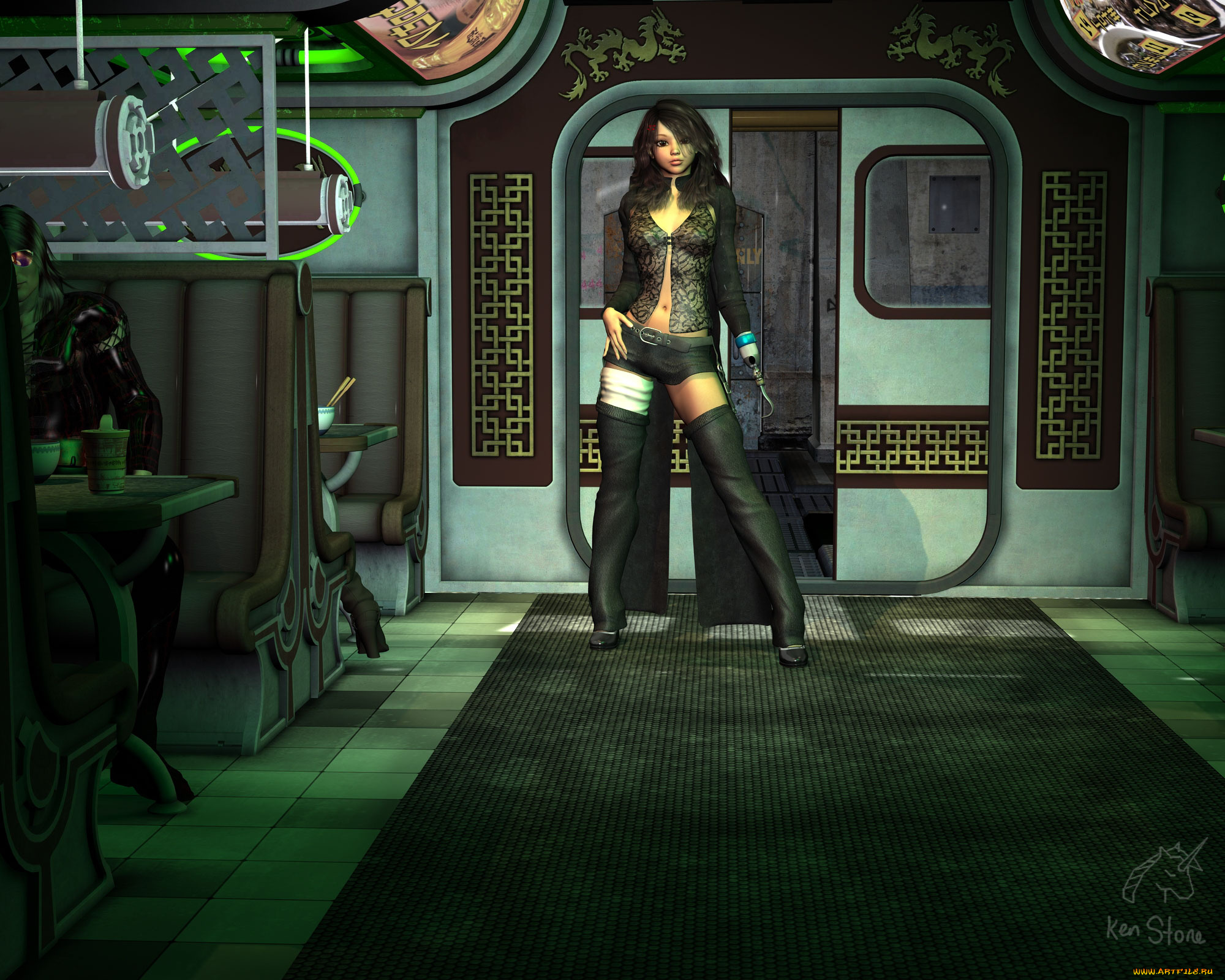 3д, графика, people, люди, девушка