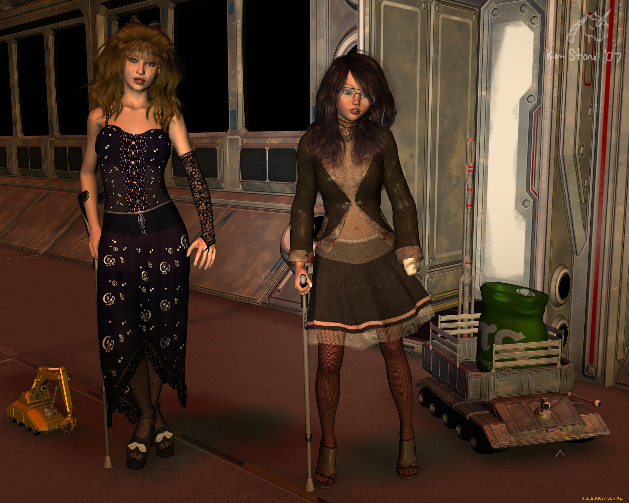 3д, графика, people, люди, девушки