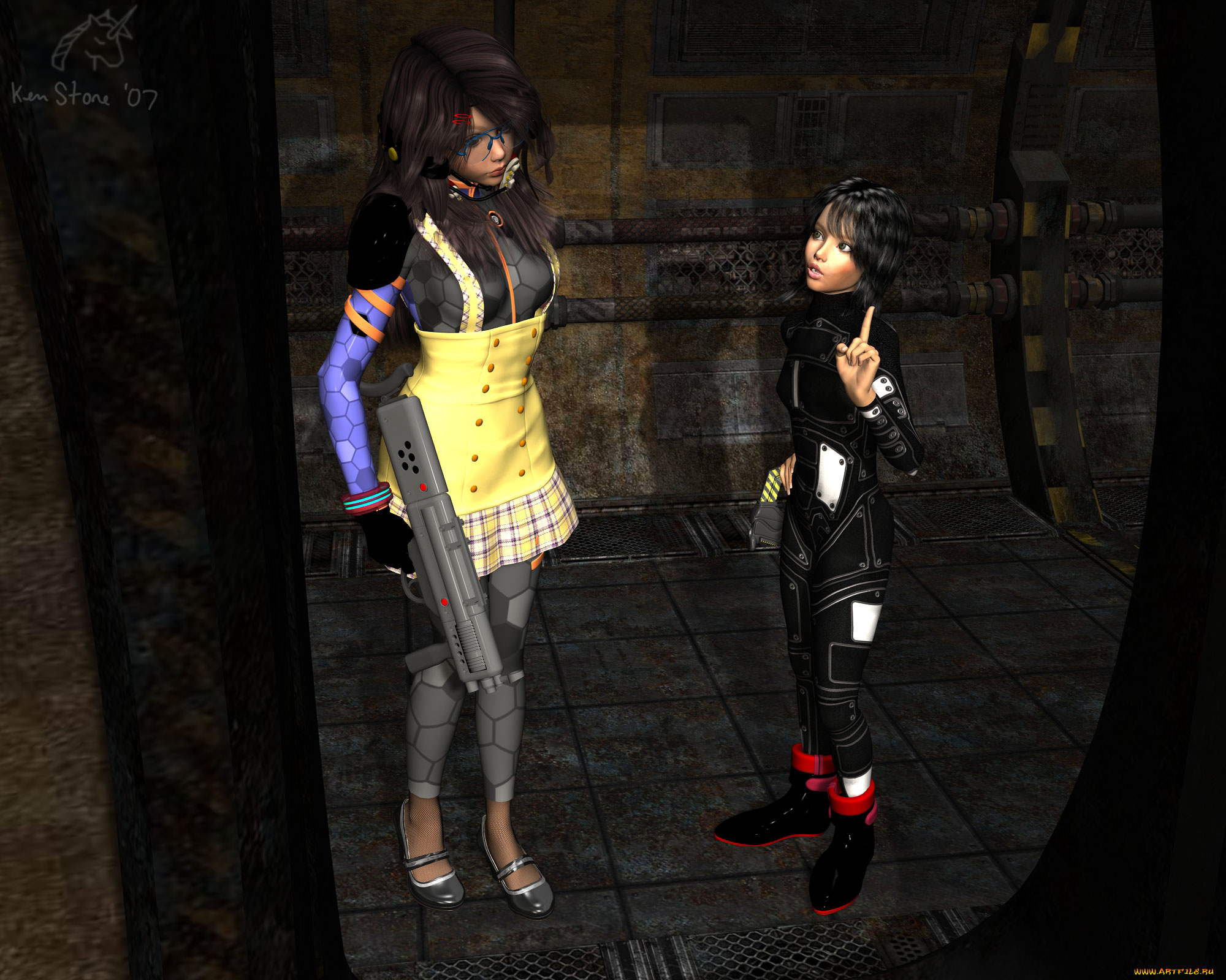 3д, графика, people, люди, девушки