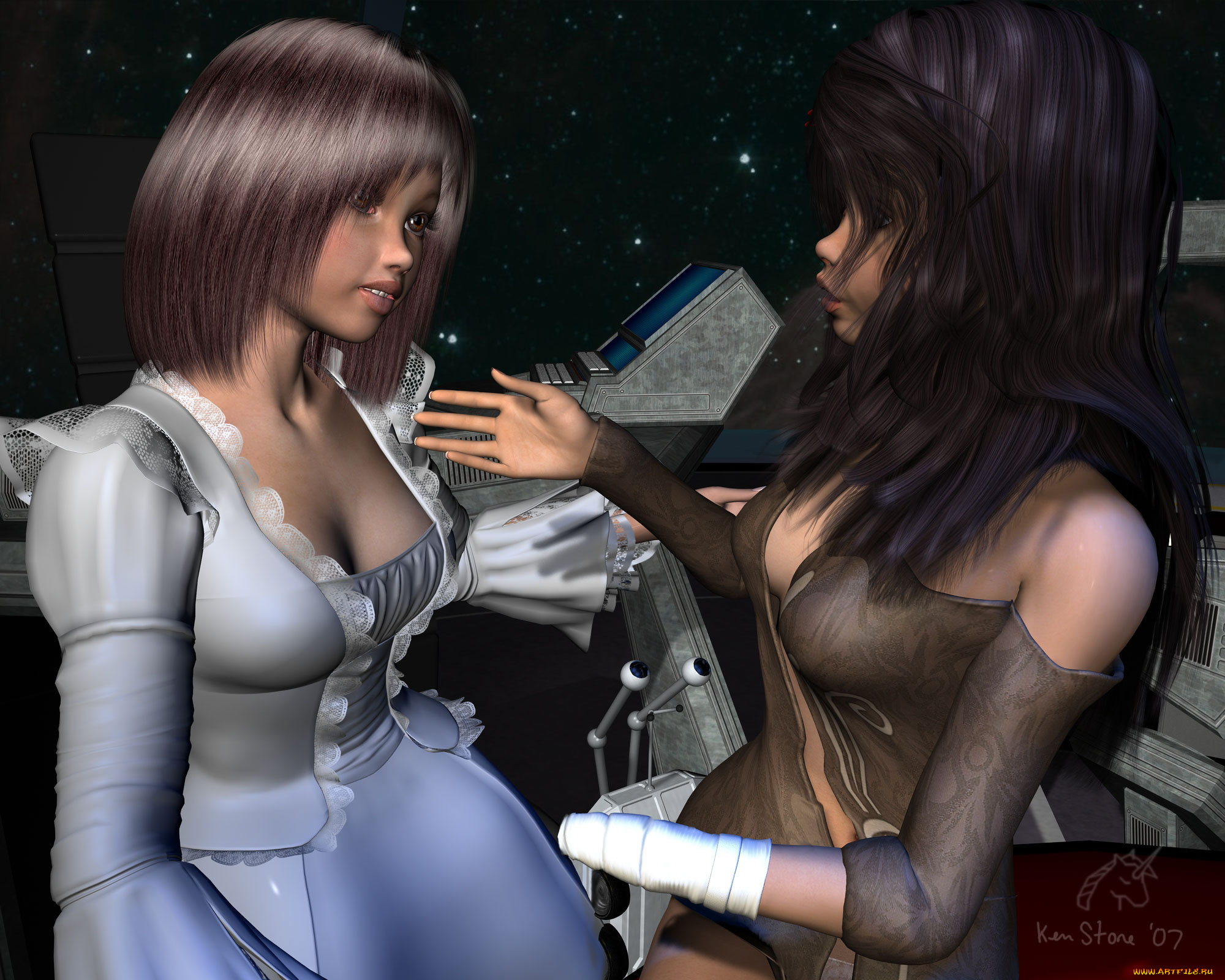 3д, графика, people, люди, девушки