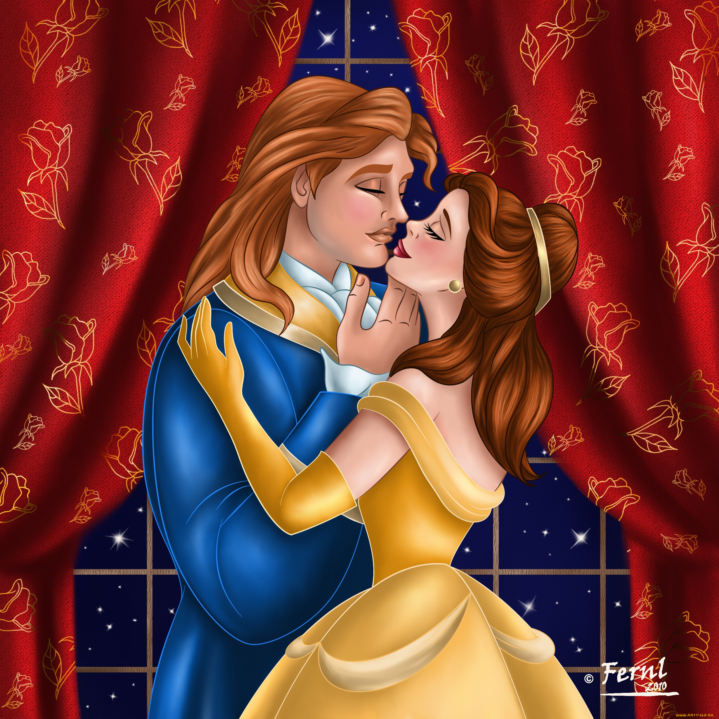 мультфильмы, beauty, and, the, beast, парень, девушка
