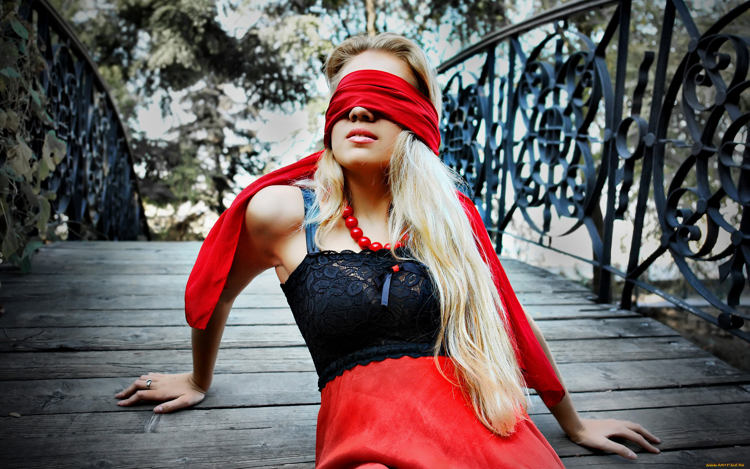 -Unsort, Креатив, девушки, unsort, креатив, мост, повязка