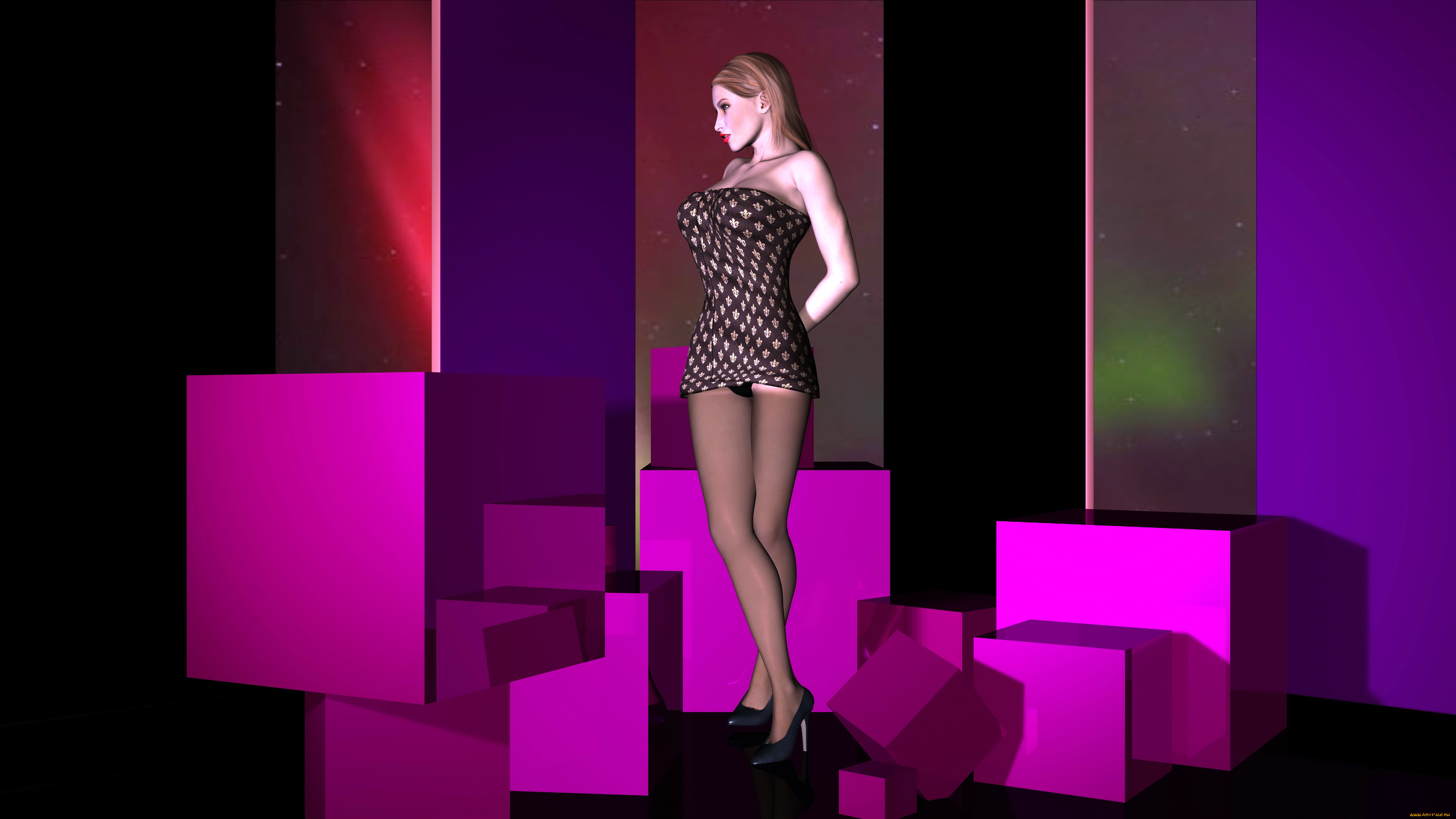 3д, графика, people, люди, девушка