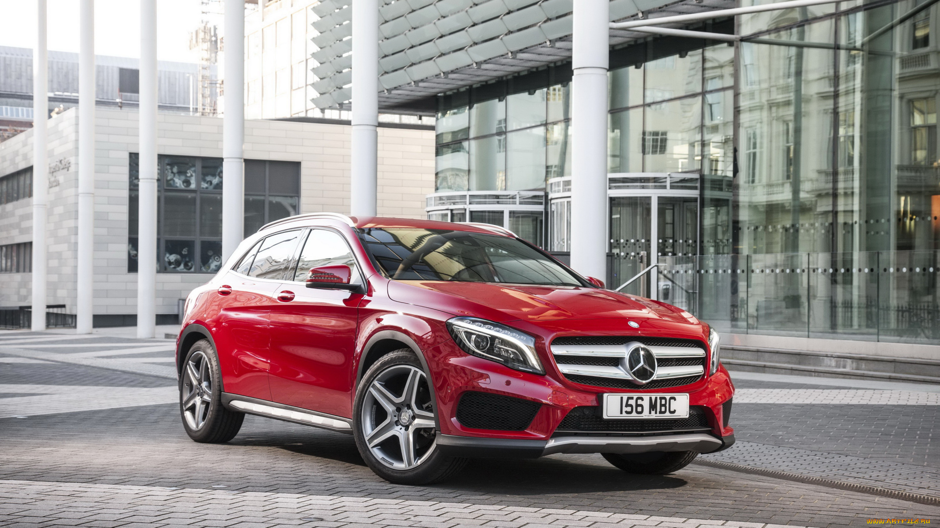 2014, mercedes-benz, gla, 250, amg, автомобили, mercedes-benz, город, красный