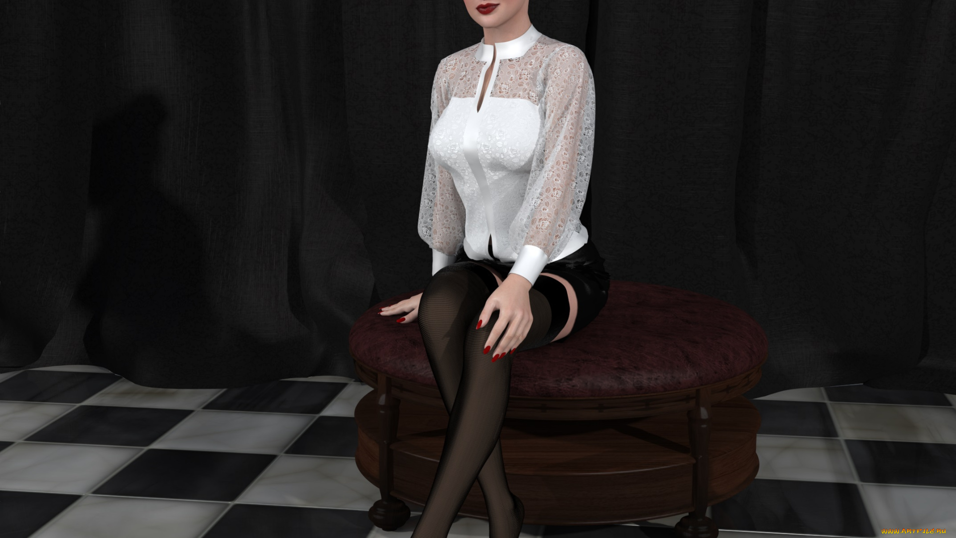 3д, графика, people, , люди, взгляд, девушка