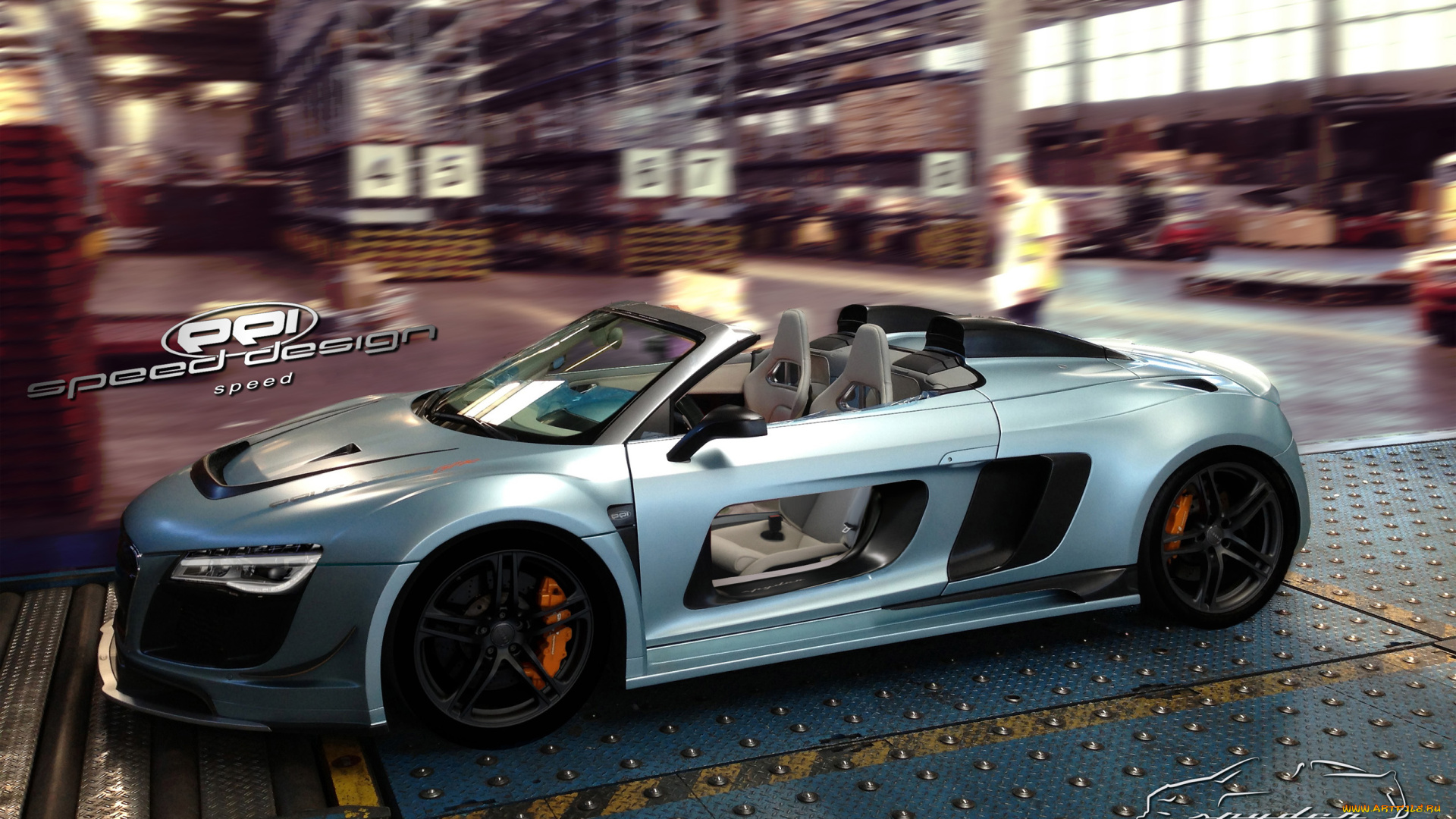 автомобили, виртуальный, тюнинг, tuning, r8, audi