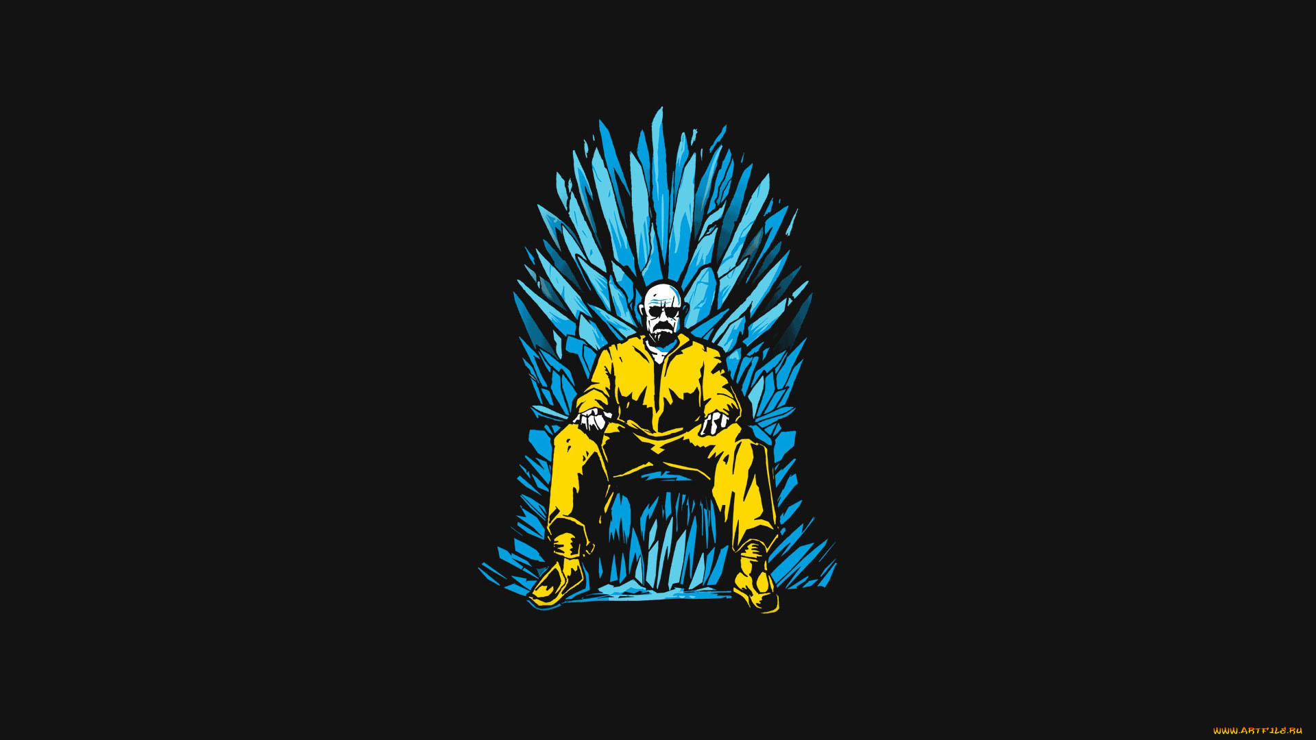рисованные, минимализм, трон, heisenberg, walter, white, breaking, bad, game, of, thrones, поза