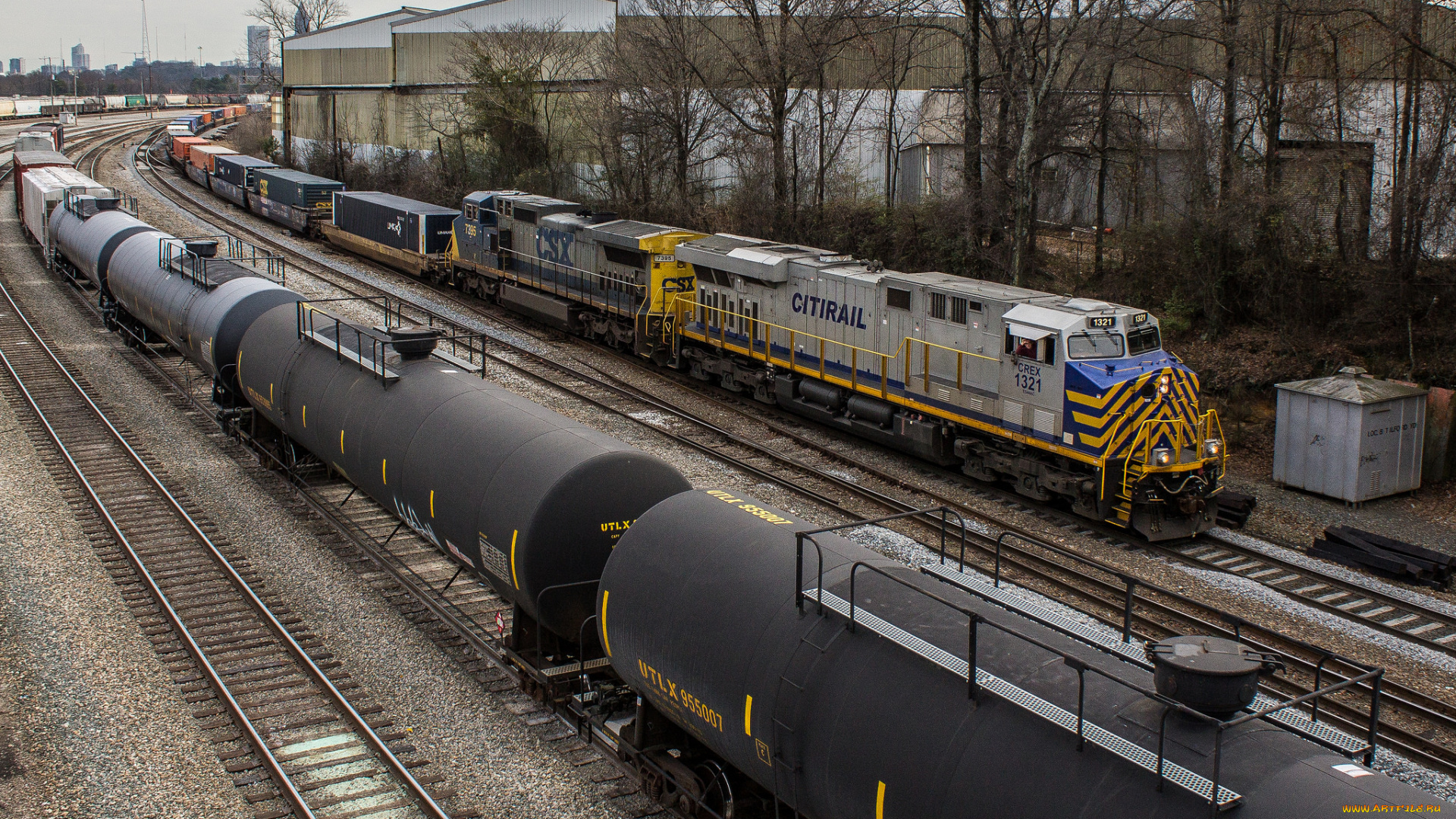 техника, поезда, локомотив, рельсы, дорога, железная