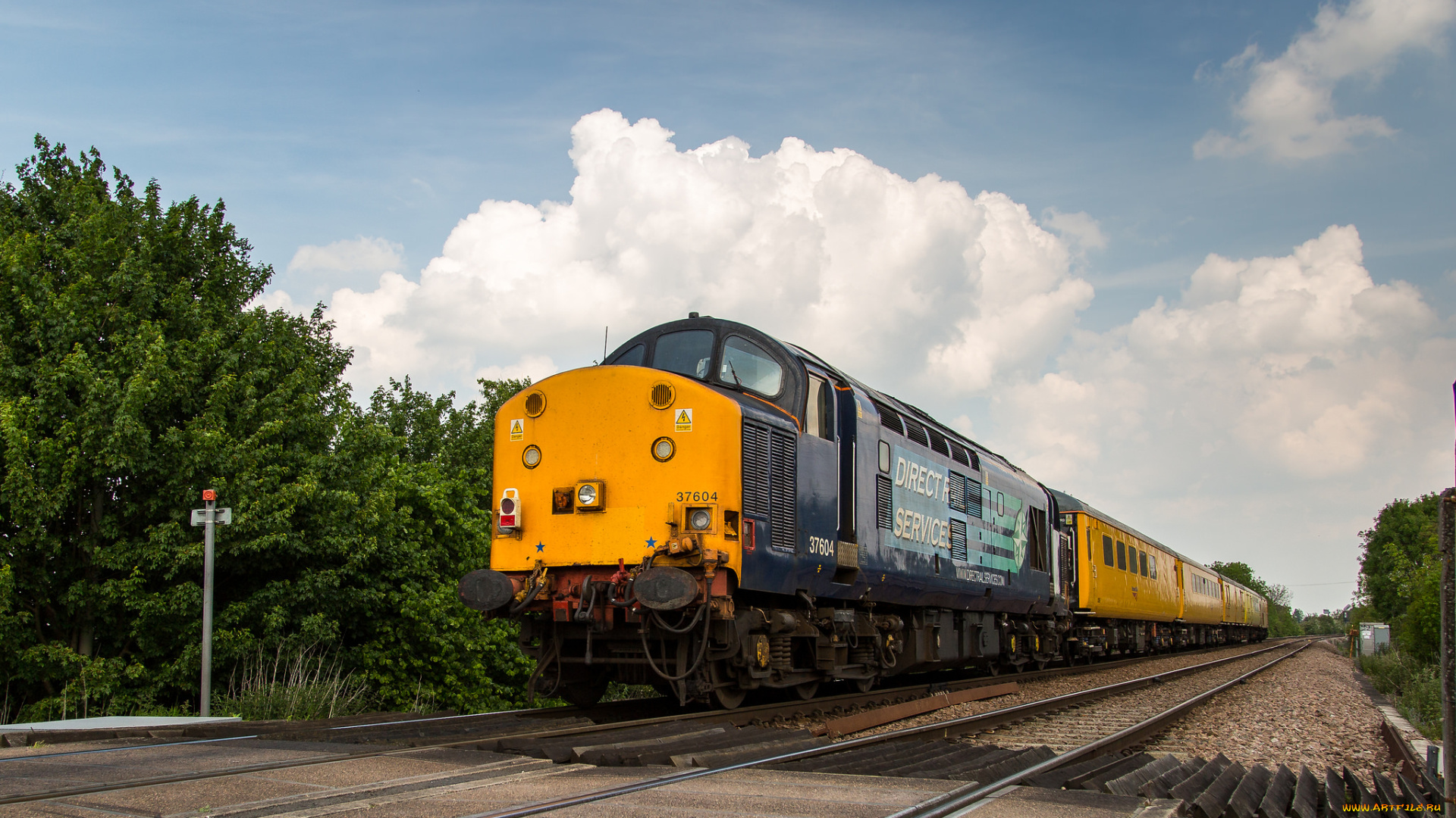 техника, поезда, рельсы, дорога, железная, локомотив