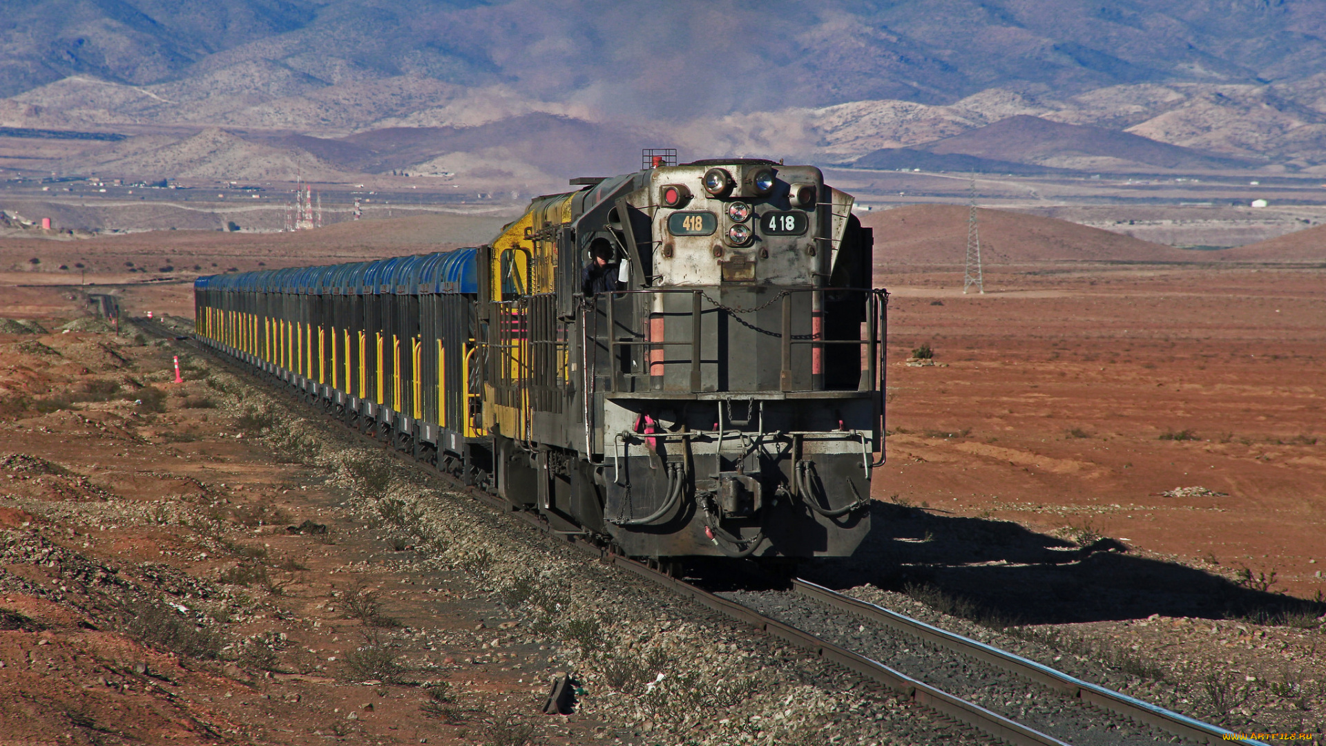 техника, поезда, железная, дорога, рельсы, локомотив, соста