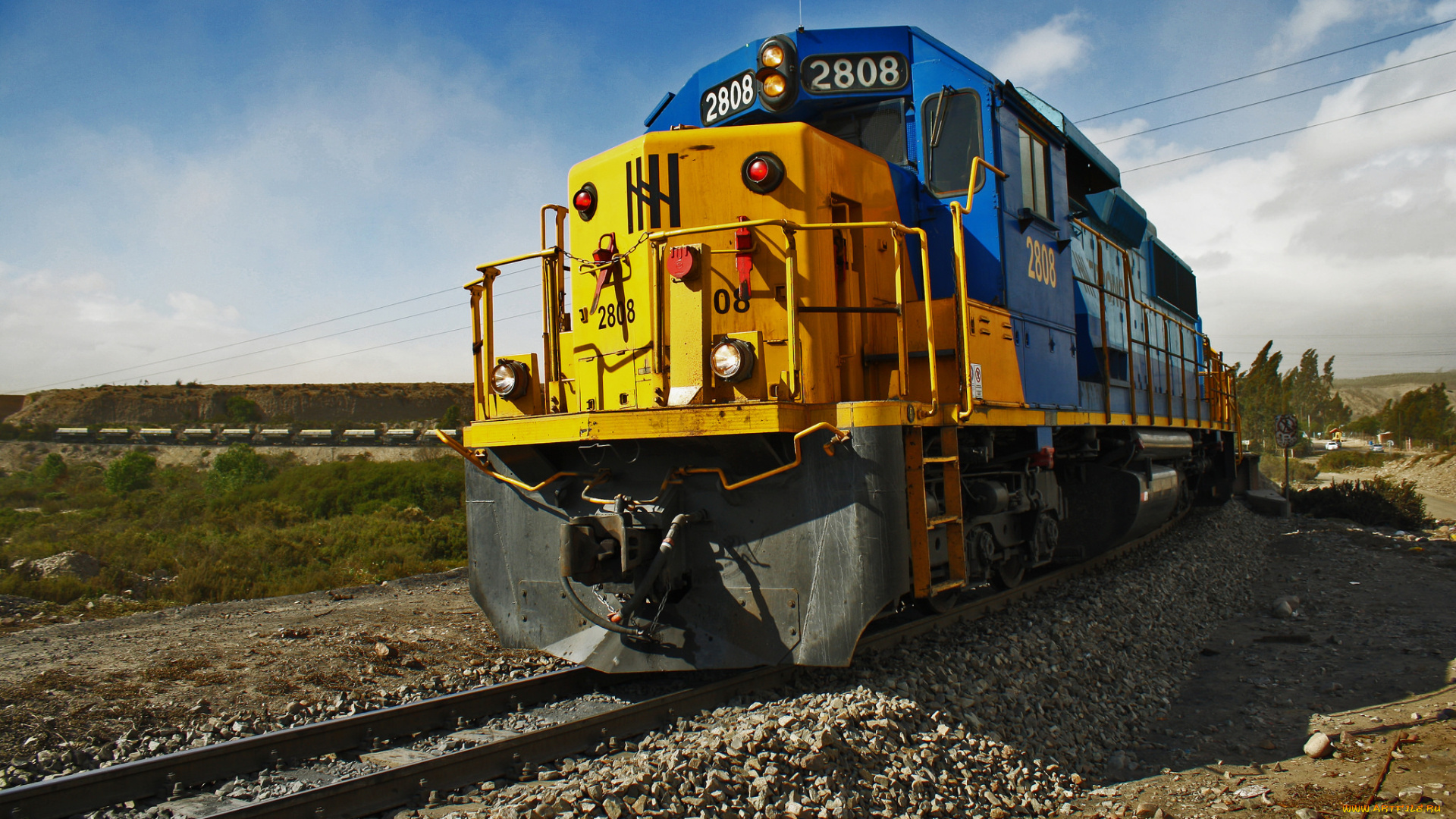 техника, поезда, железная, дорога, рельсы, локомотив, соста