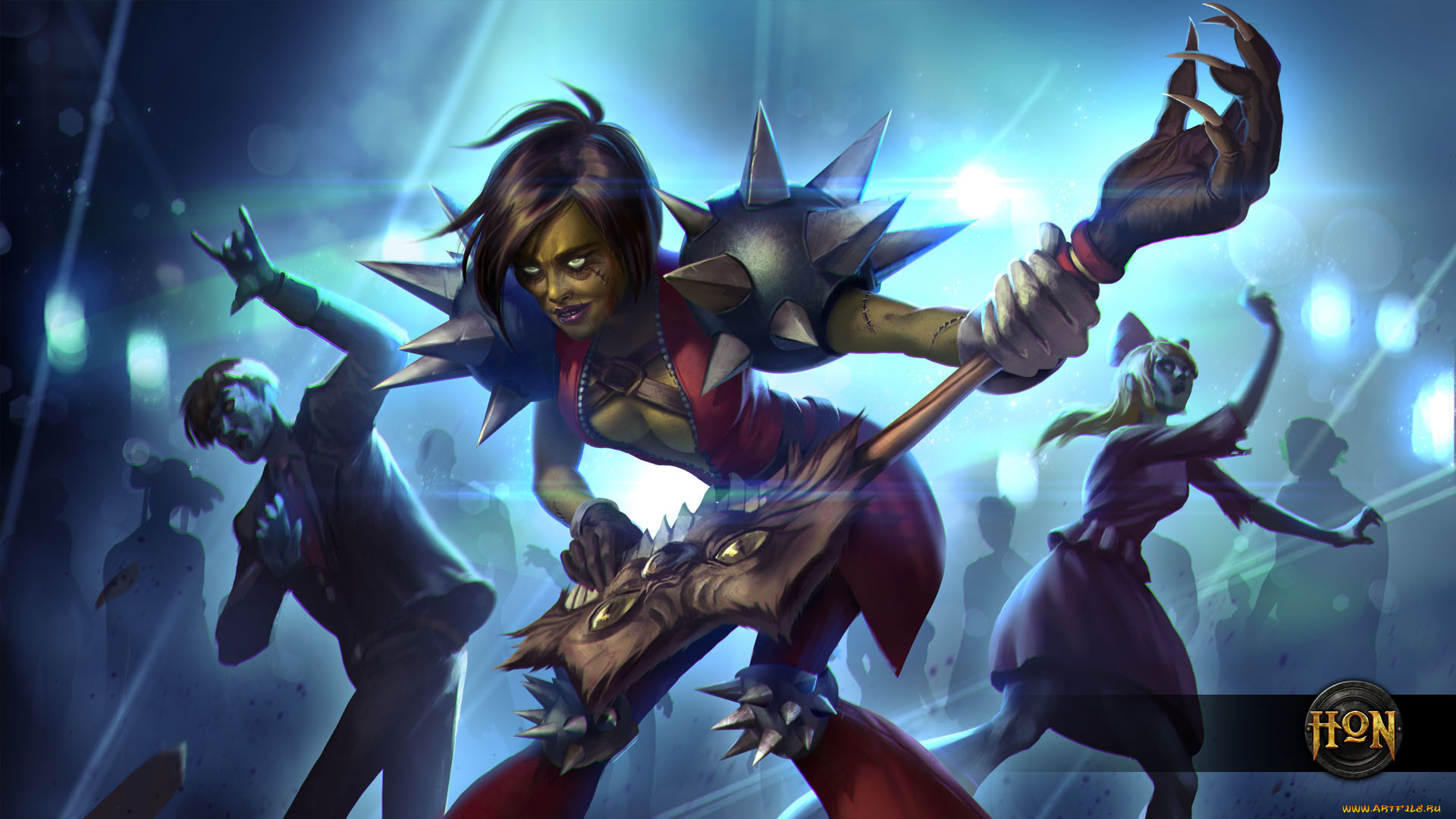 видео, игры, heroes, of, newerth, персонаж