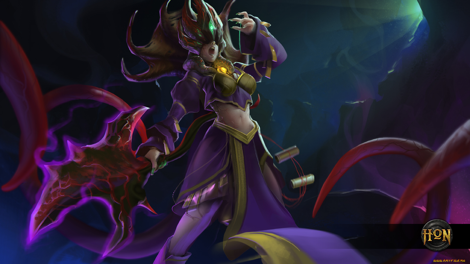 видео, игры, heroes, of, newerth, персонаж