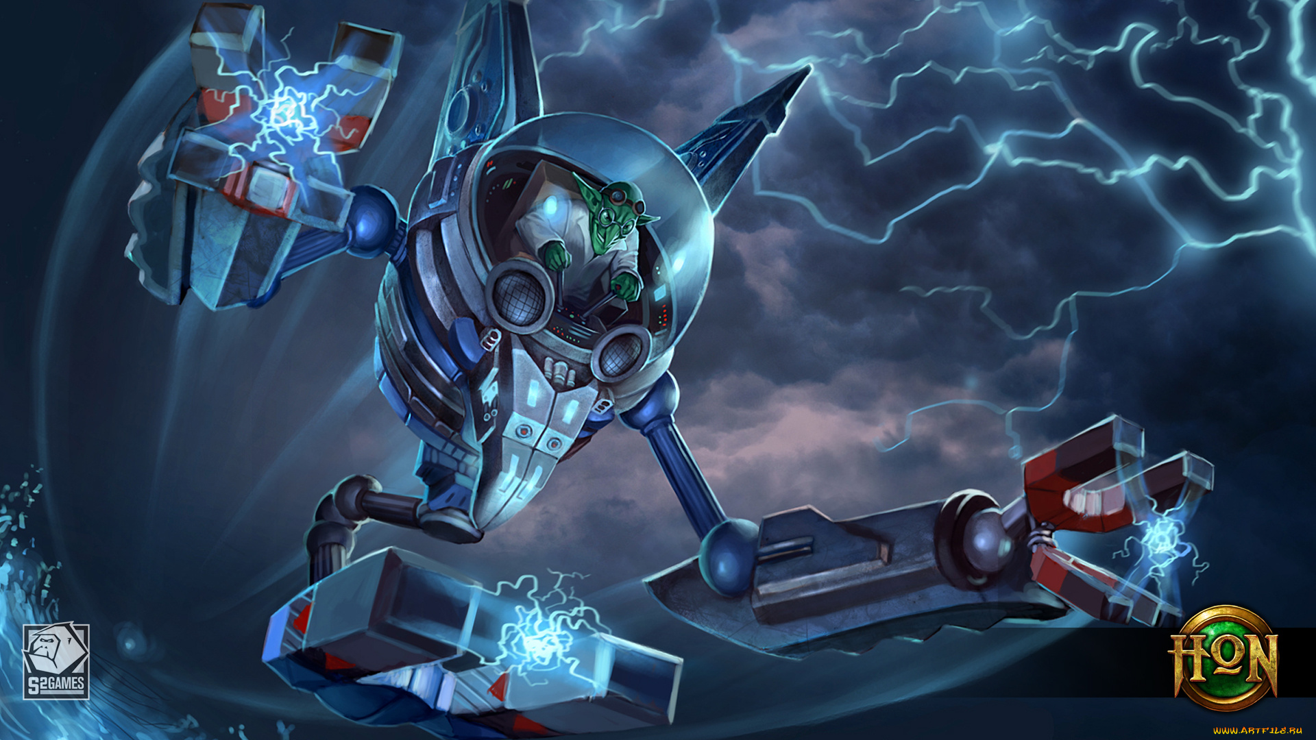 видео, игры, heroes, of, newerth, персонаж