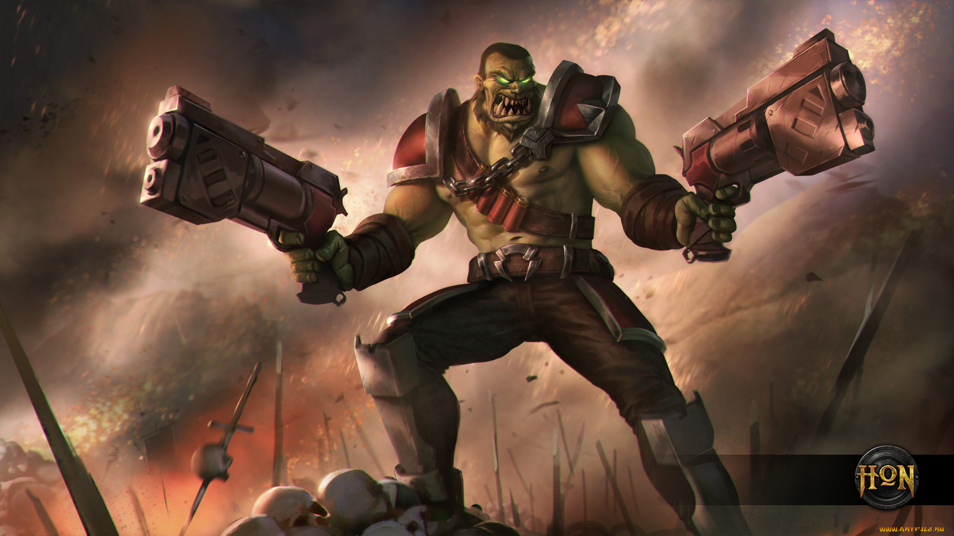 видео, игры, heroes, of, newerth, персонаж