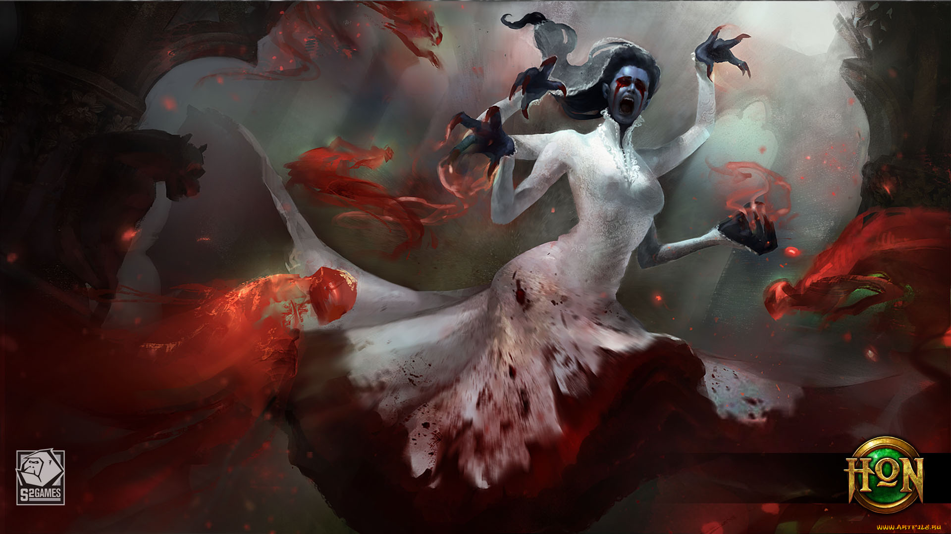 видео, игры, heroes, of, newerth, персонаж