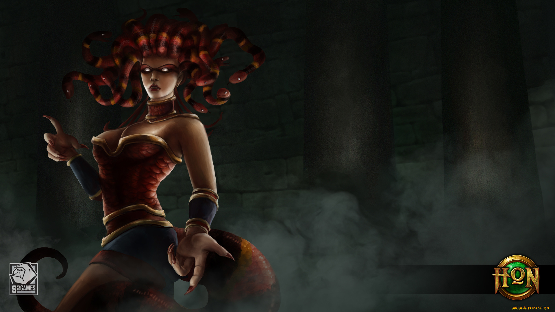 видео, игры, heroes, of, newerth, персонаж