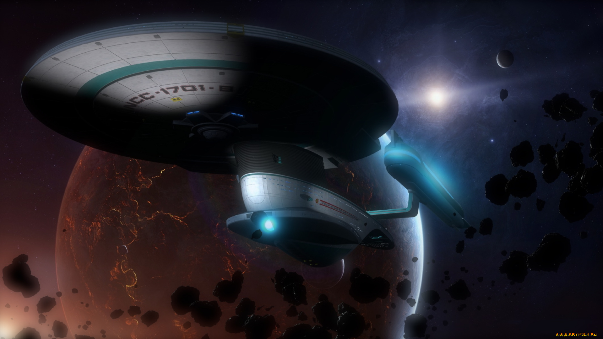 видео, игры, star, trek, constellation, космический, корабль, планета, вселенная, полет