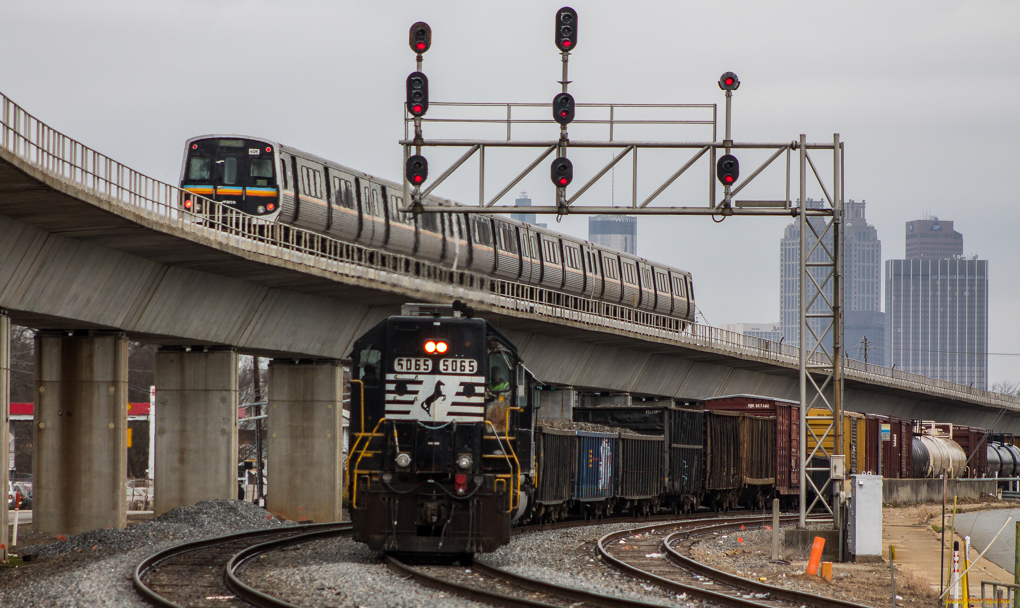 техника, поезда, железная, локомотив, рельсы, дорога