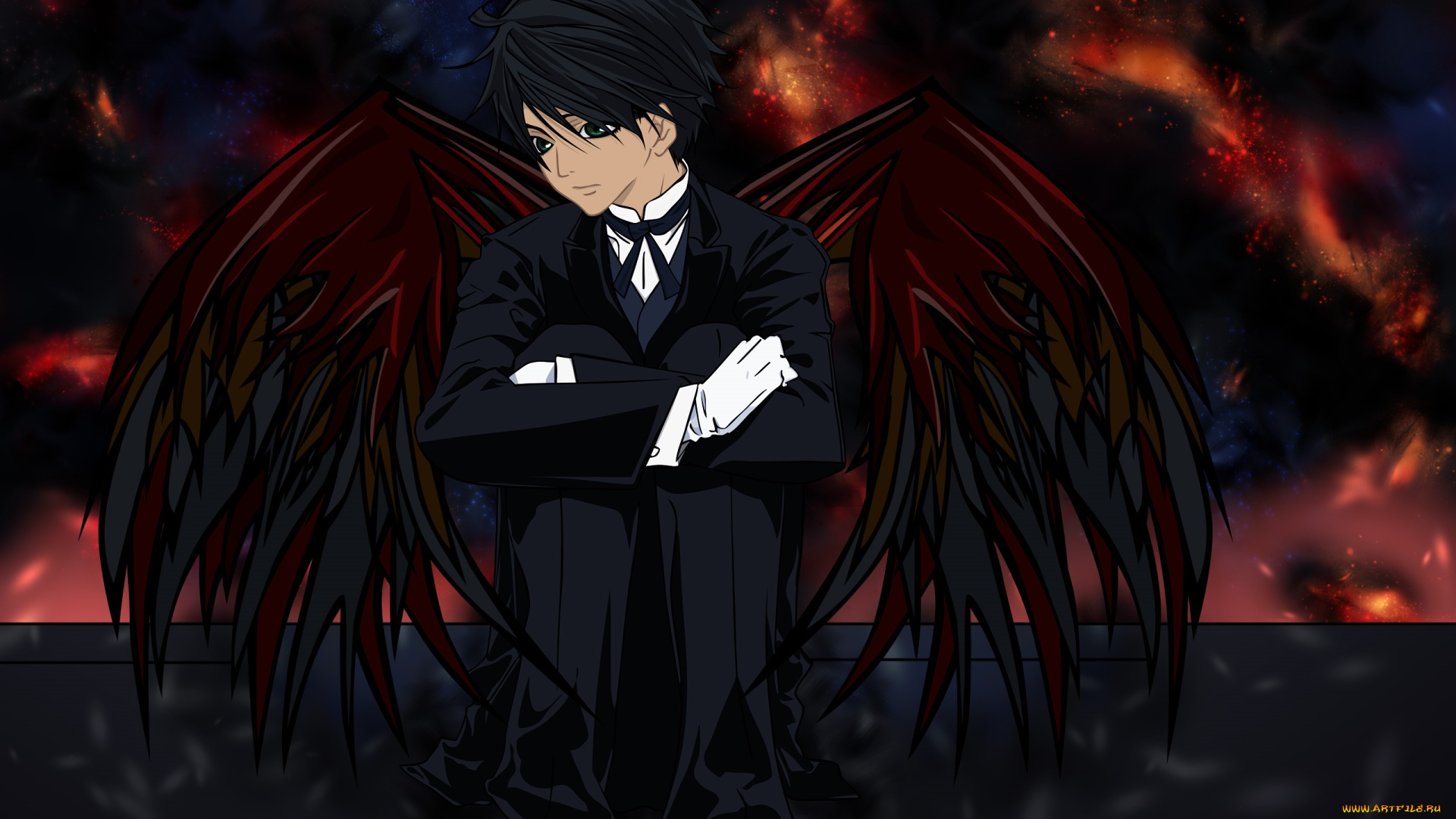 аниме, ангелы, , демоны, ангел