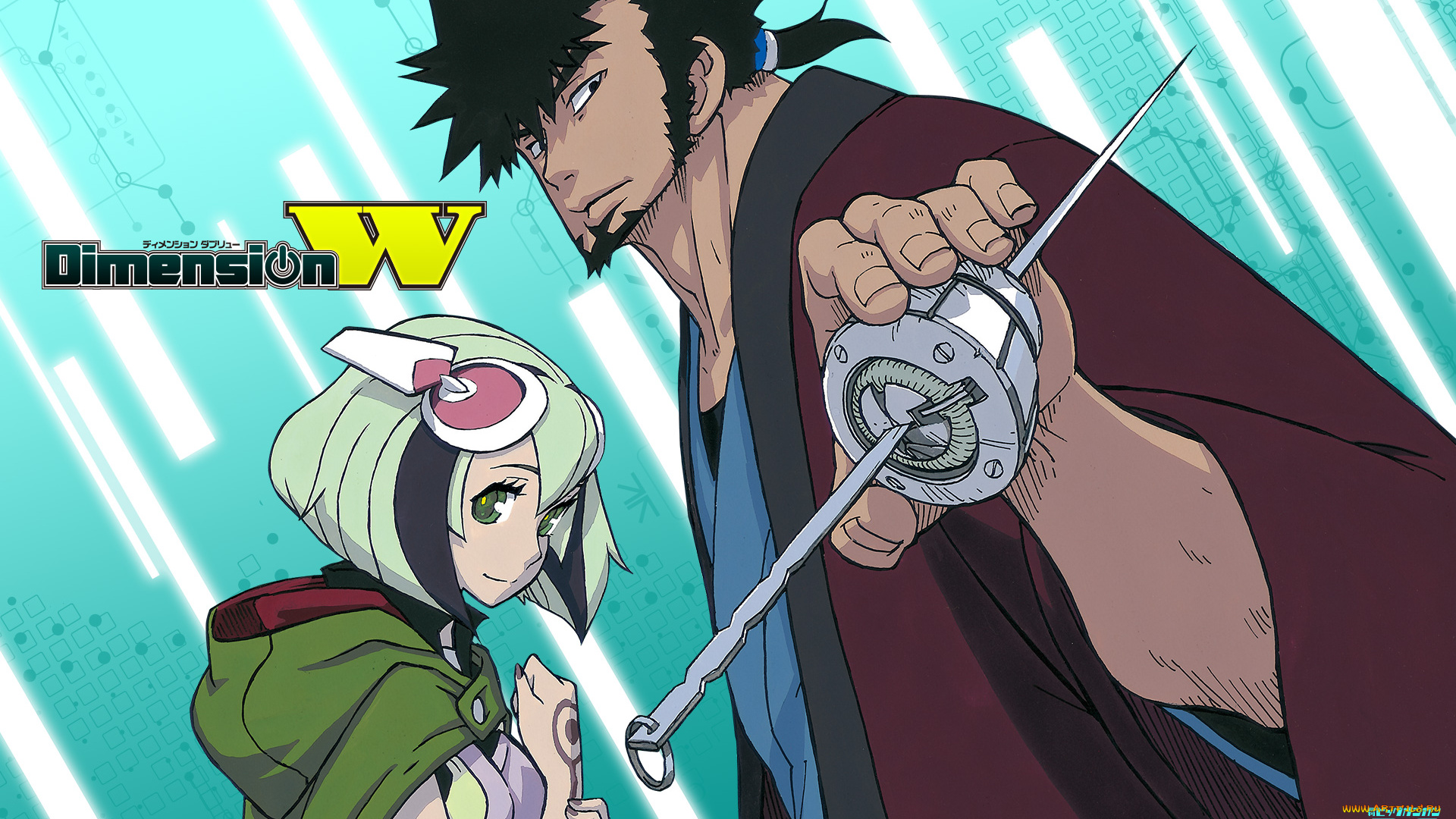 аниме, dimension, w, dimension, w