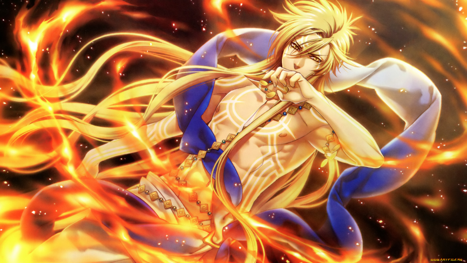 аниме, kamigami, no, asobi, игры, богов