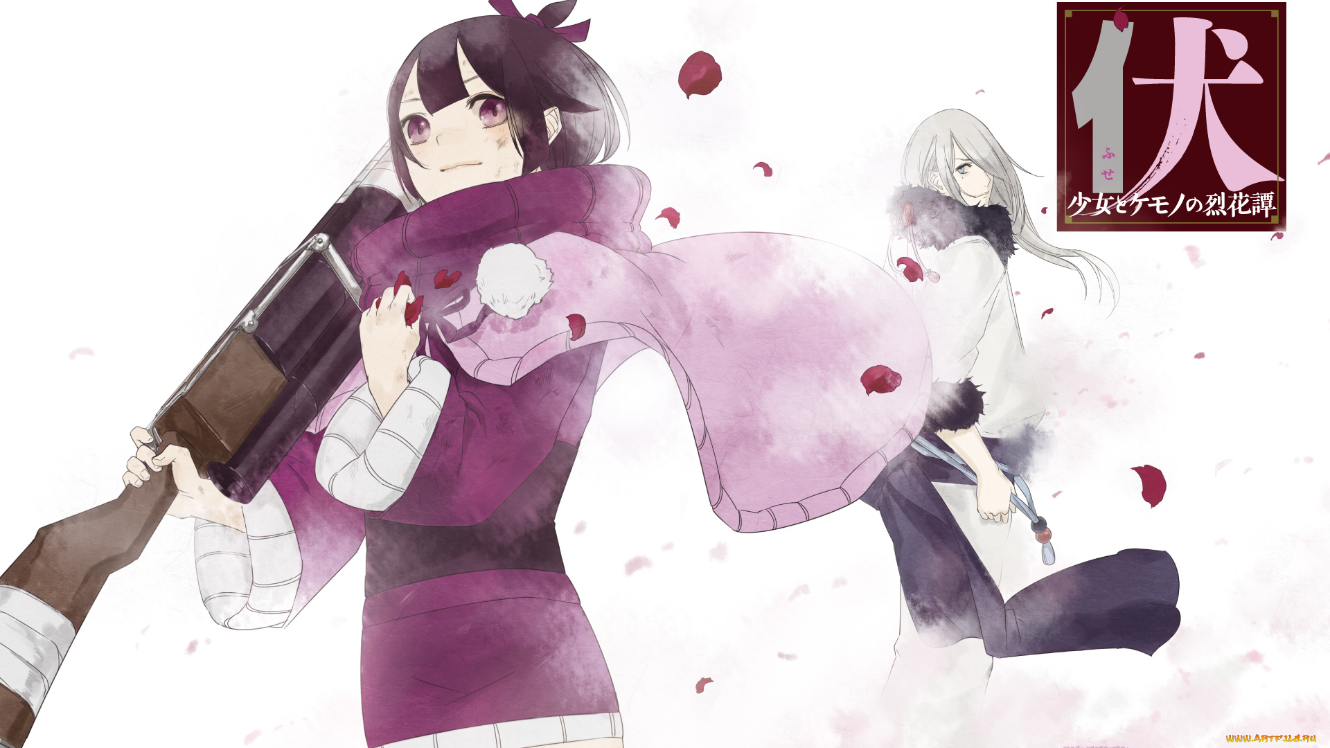 аниме, оружие, , техника, , технологии, парень, девушка