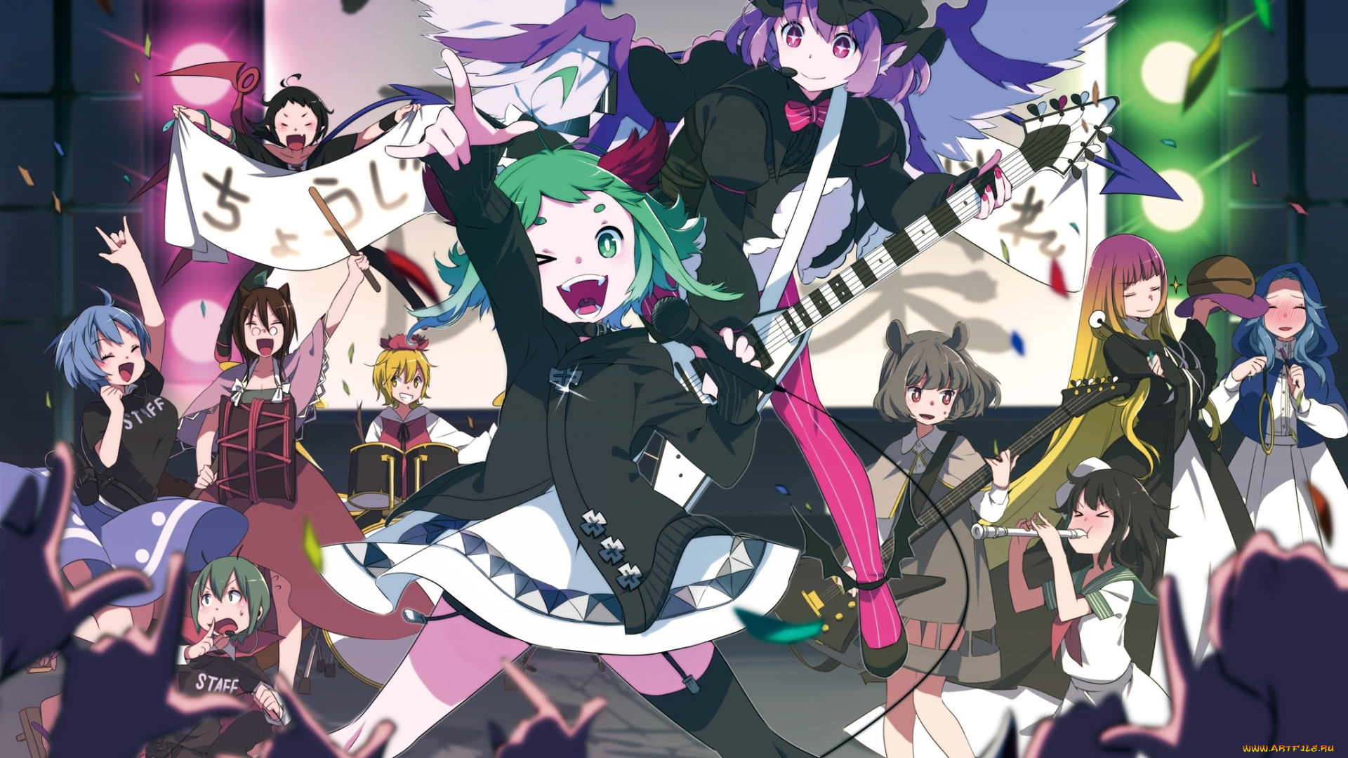 аниме, touhou, концерт