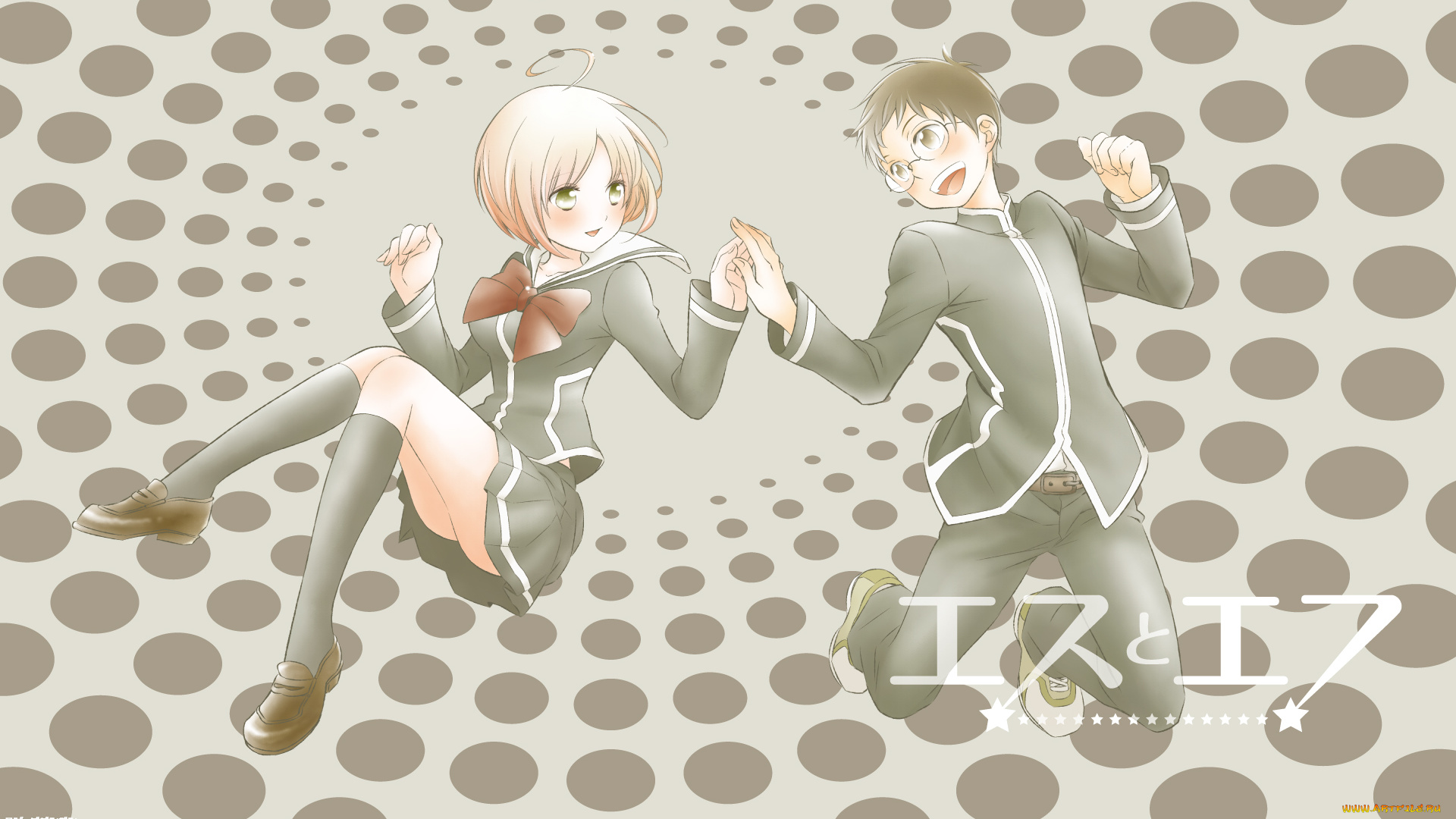 аниме, unknown, , другое, парень, девушка