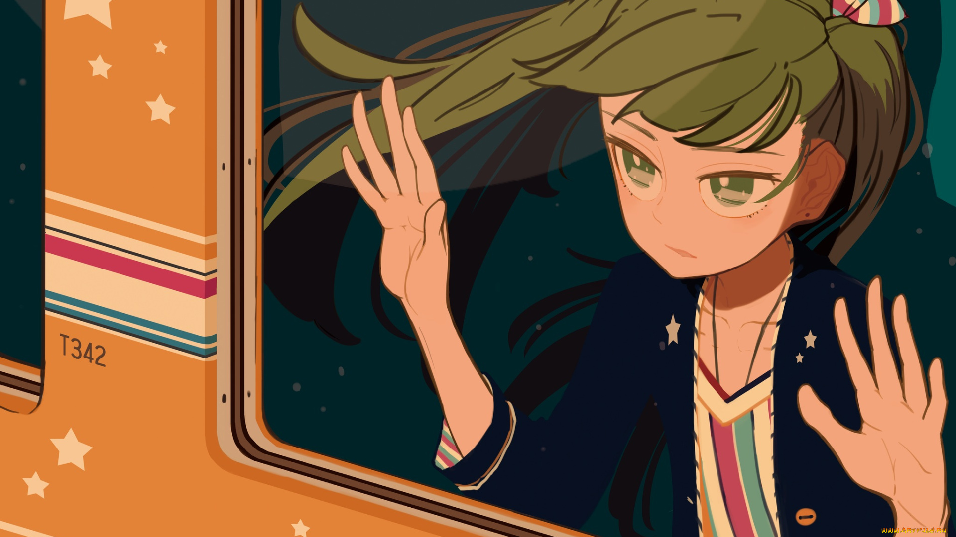 аниме, vocaloid, девочка