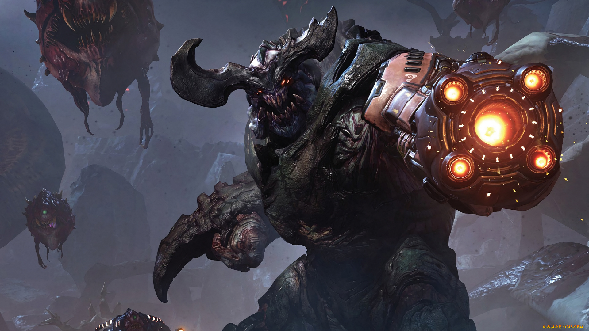 видео, игры, doom, 2016, doom, 2016, action, шутер, фантастика, боевик