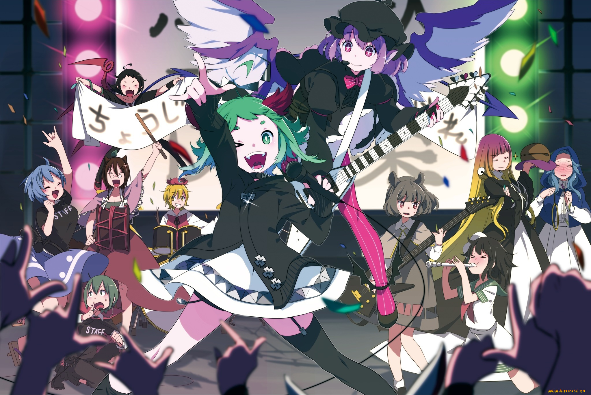 аниме, touhou, концерт