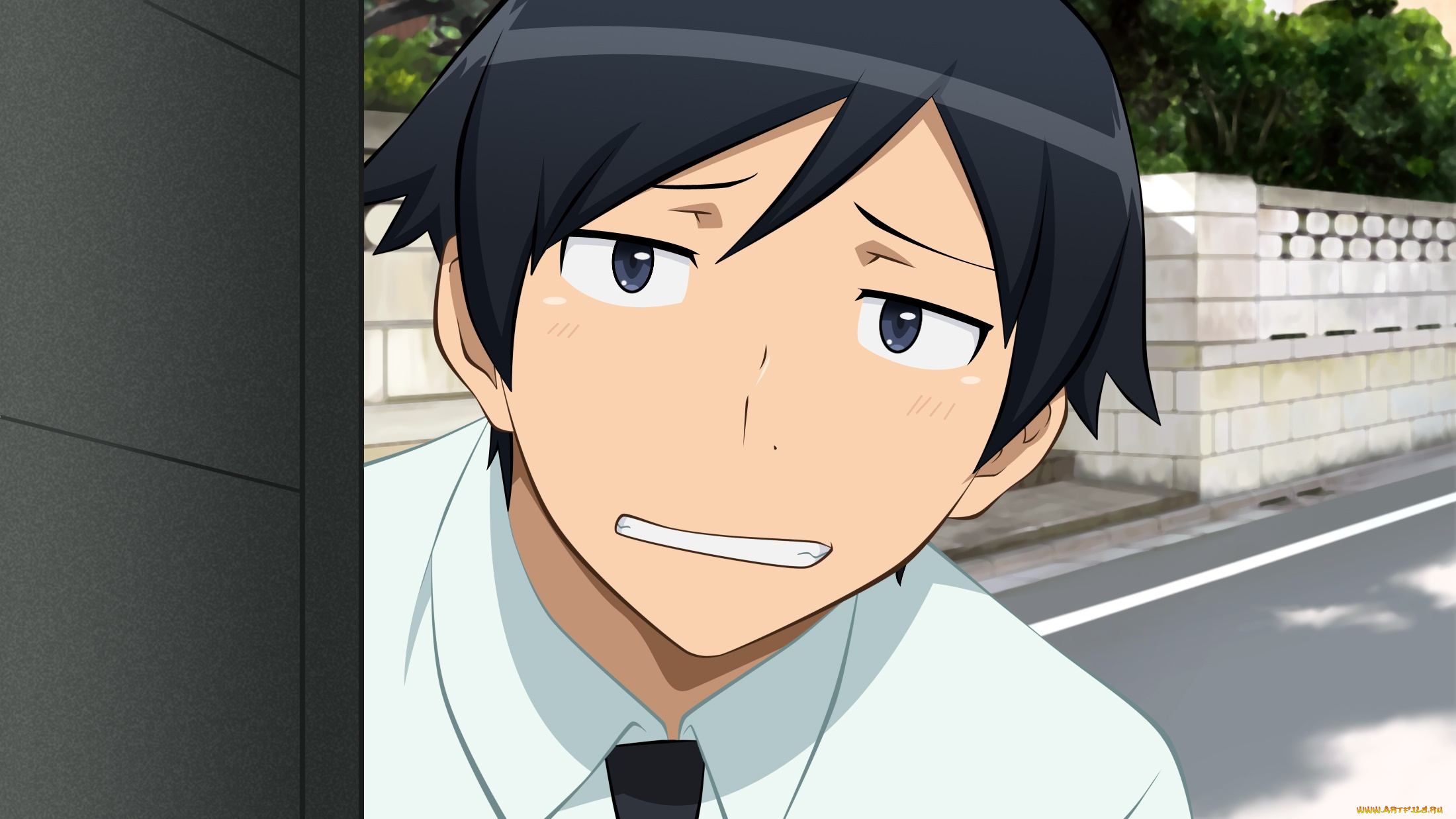 аниме, oreimo, фон, взгляд, парень