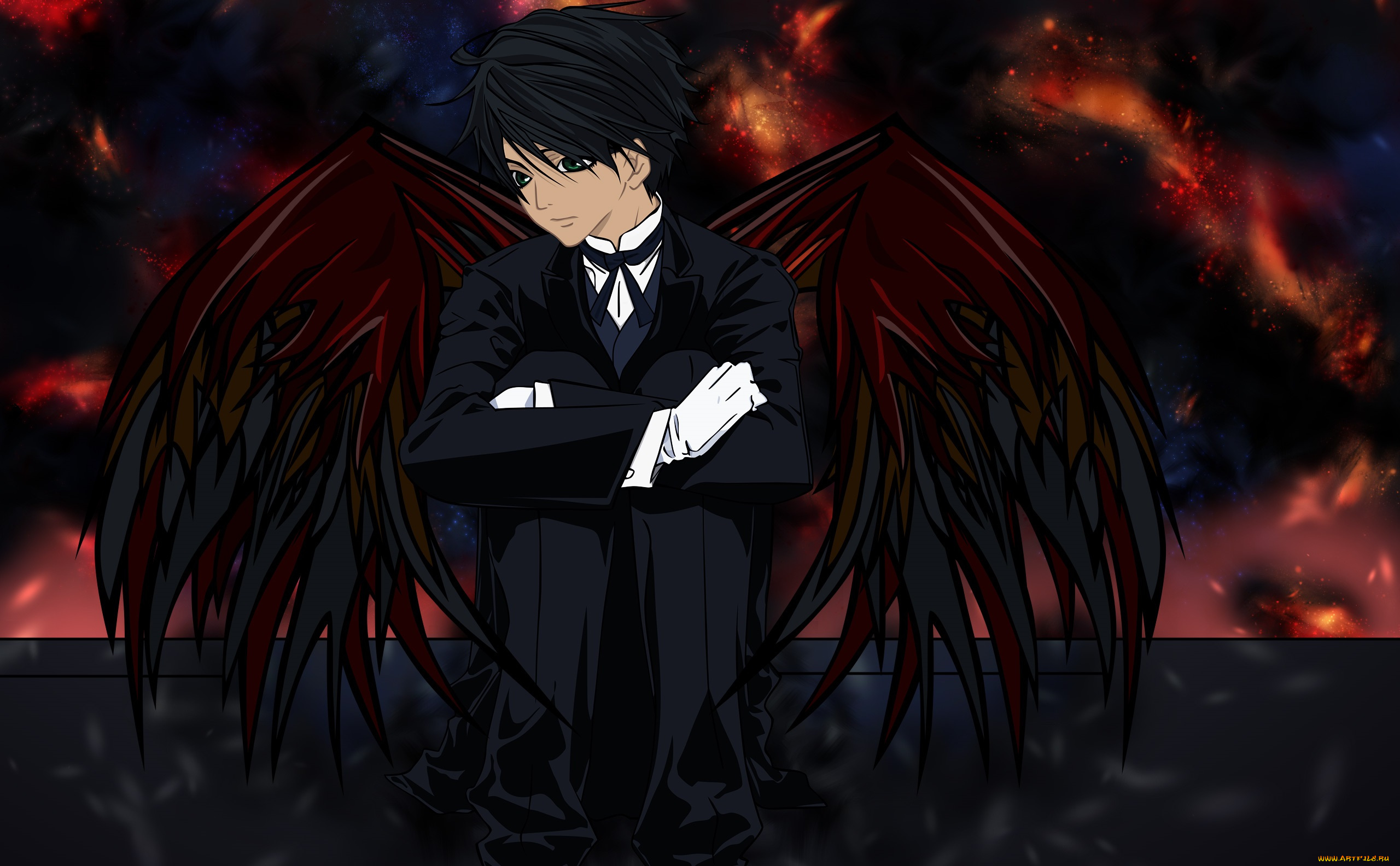 аниме, ангелы, , демоны, ангел