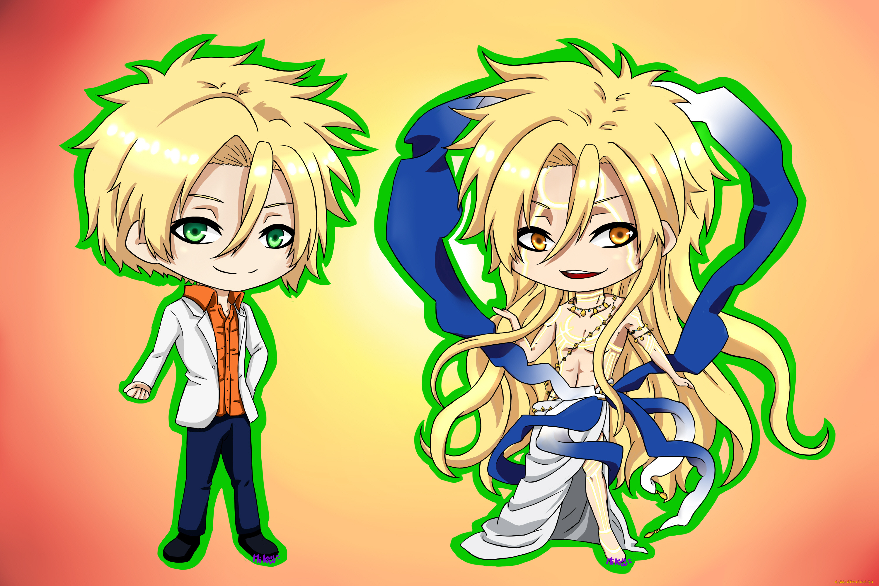 аниме, kamigami, no, asobi, игры, богов