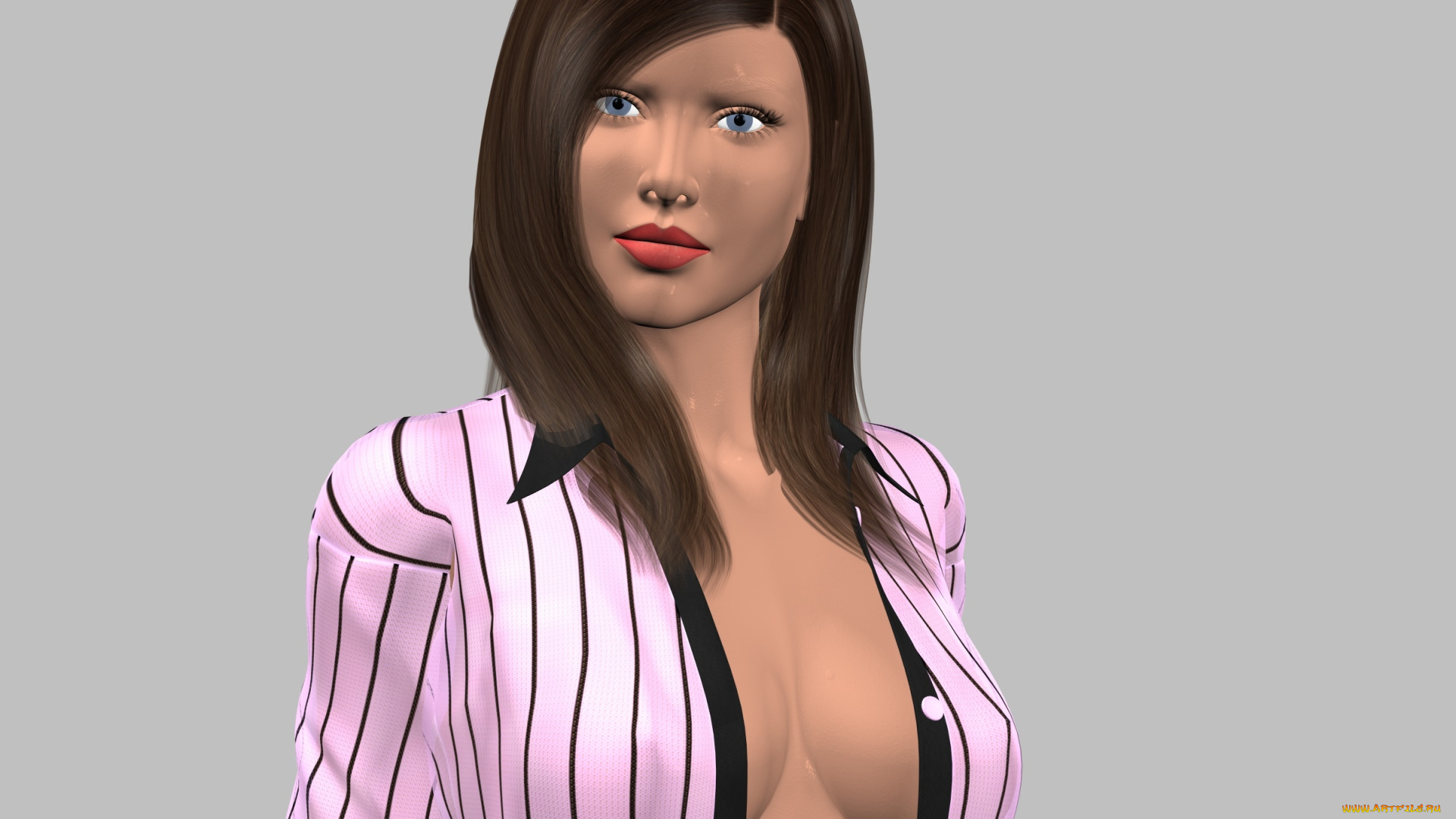 3д, графика, люди, , people, девушка, взгляд, фон