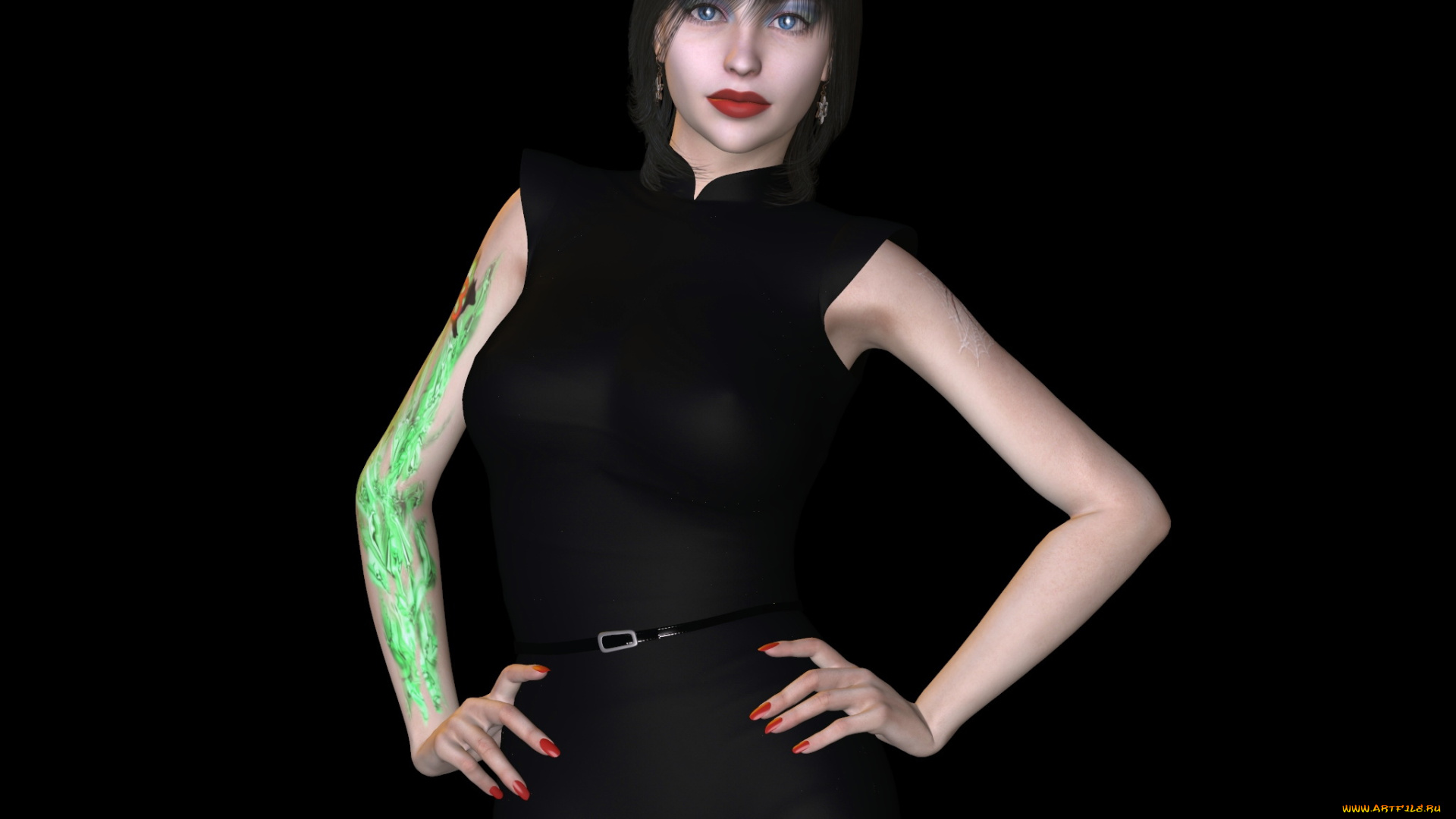 3д, графика, люди, , people, фон, девушка, взгляд