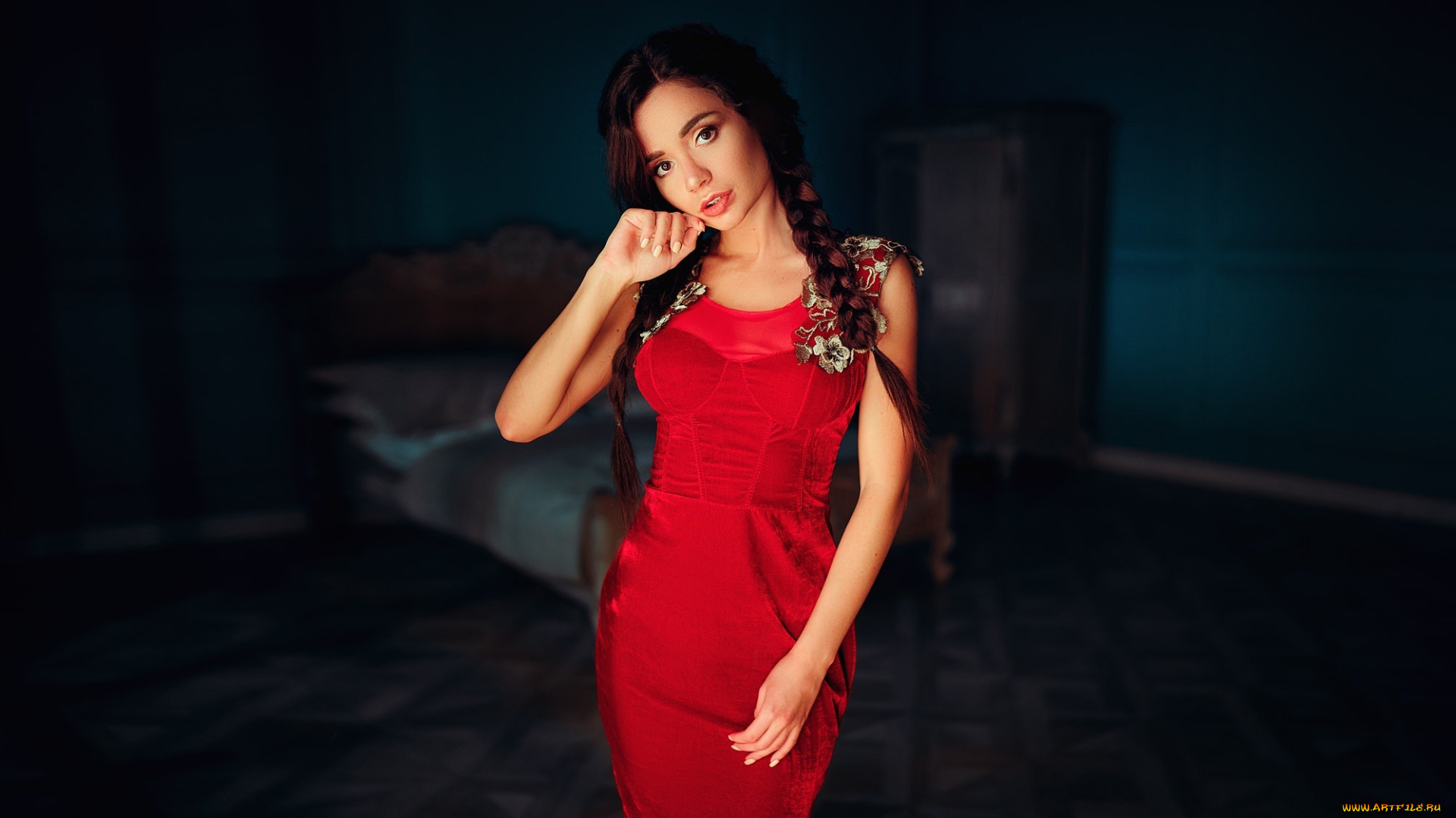 девушки, -unsort, , брюнетки, , шатенки, коса