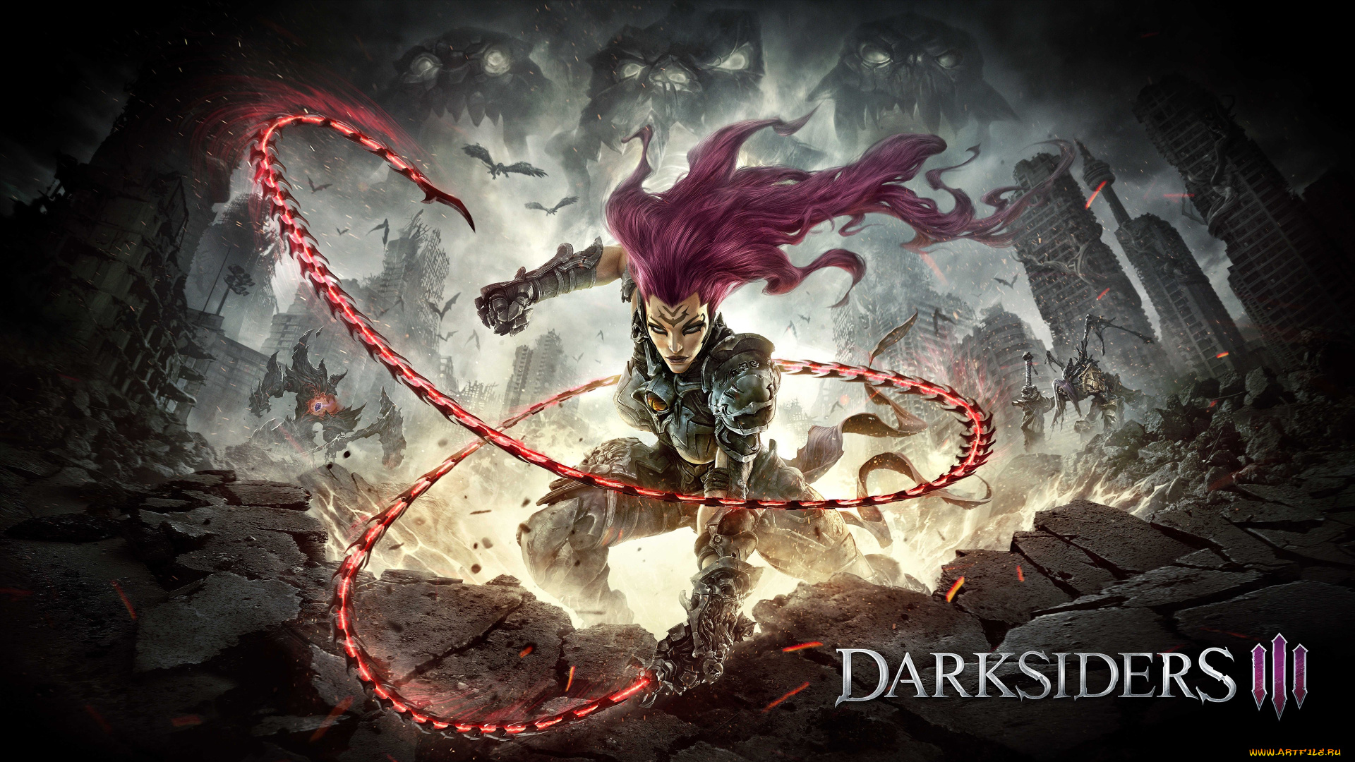 видео, игры, darksiders, 3, action, ролевая, darksiders, 3