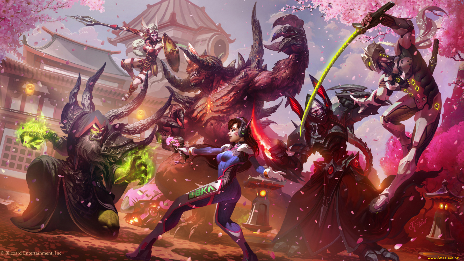 видео, игры, heroes, of, the, storm, heroes, of, the, storm, action, онлайн, ролевая